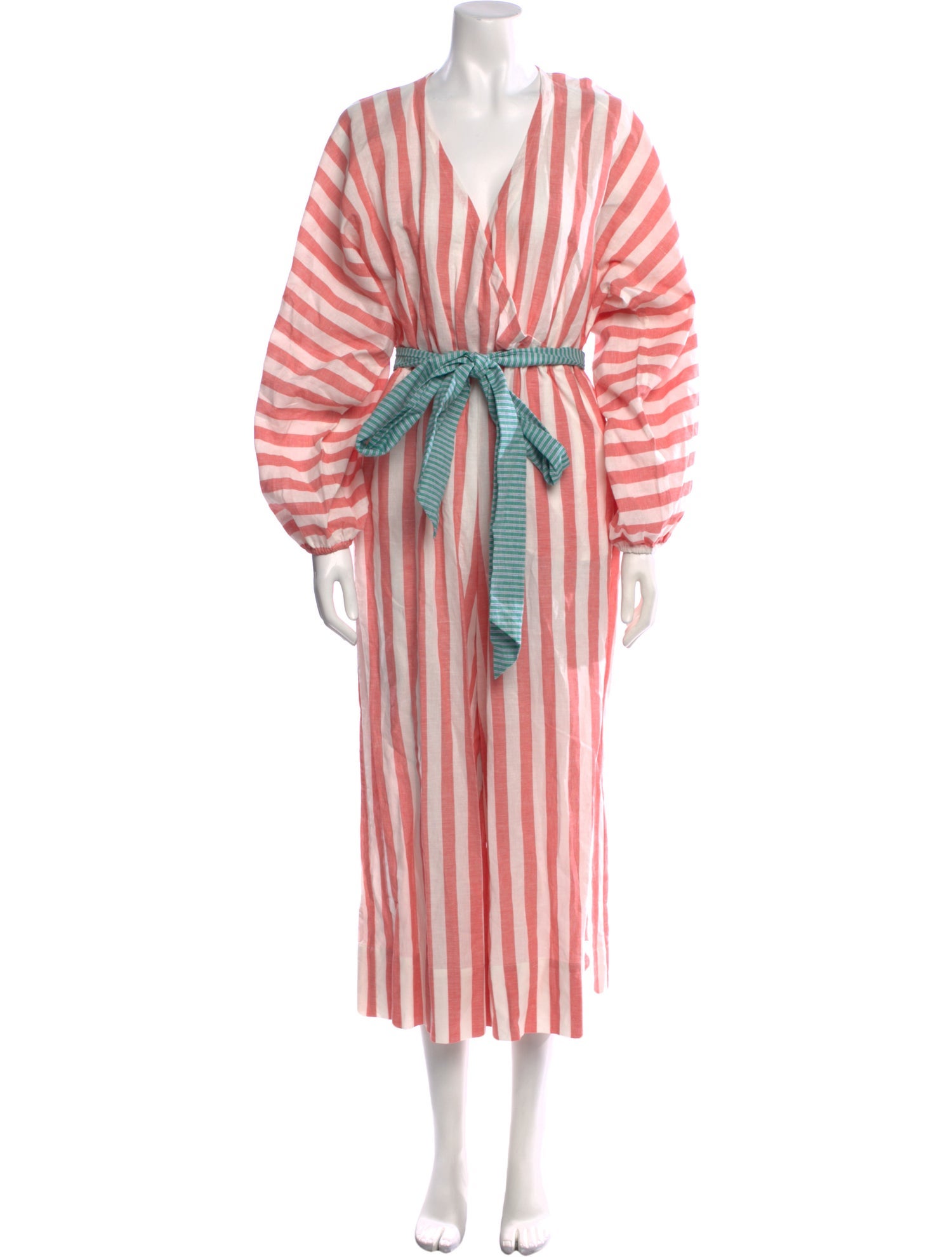 RHODE Striped V-Neck Jumpsuit w/ Tags