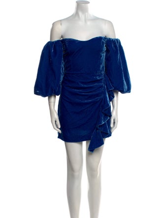 RHODE Off-The-Shoulder Mini Dress