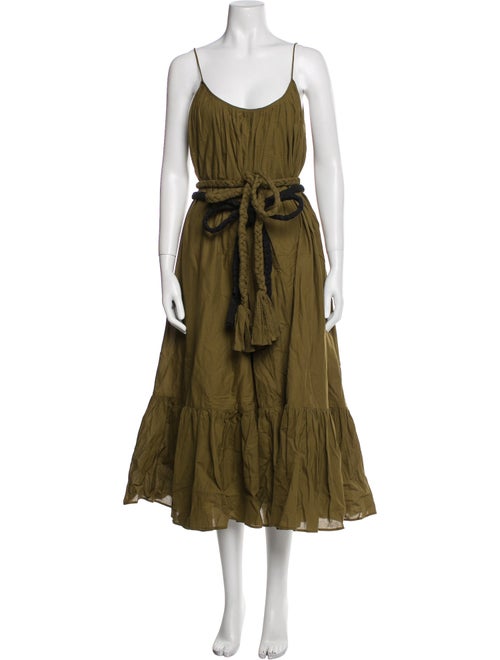 RHODE Scoop Neck Long Dress