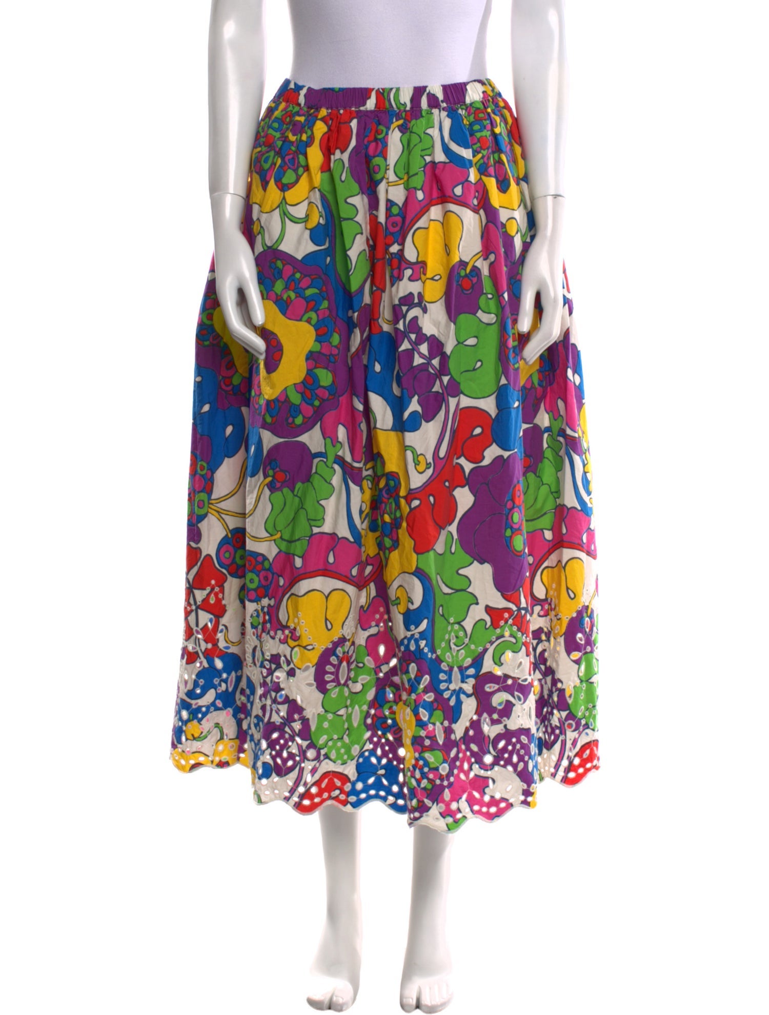 RHODE Printed Midi Length Skirt w/ Tags