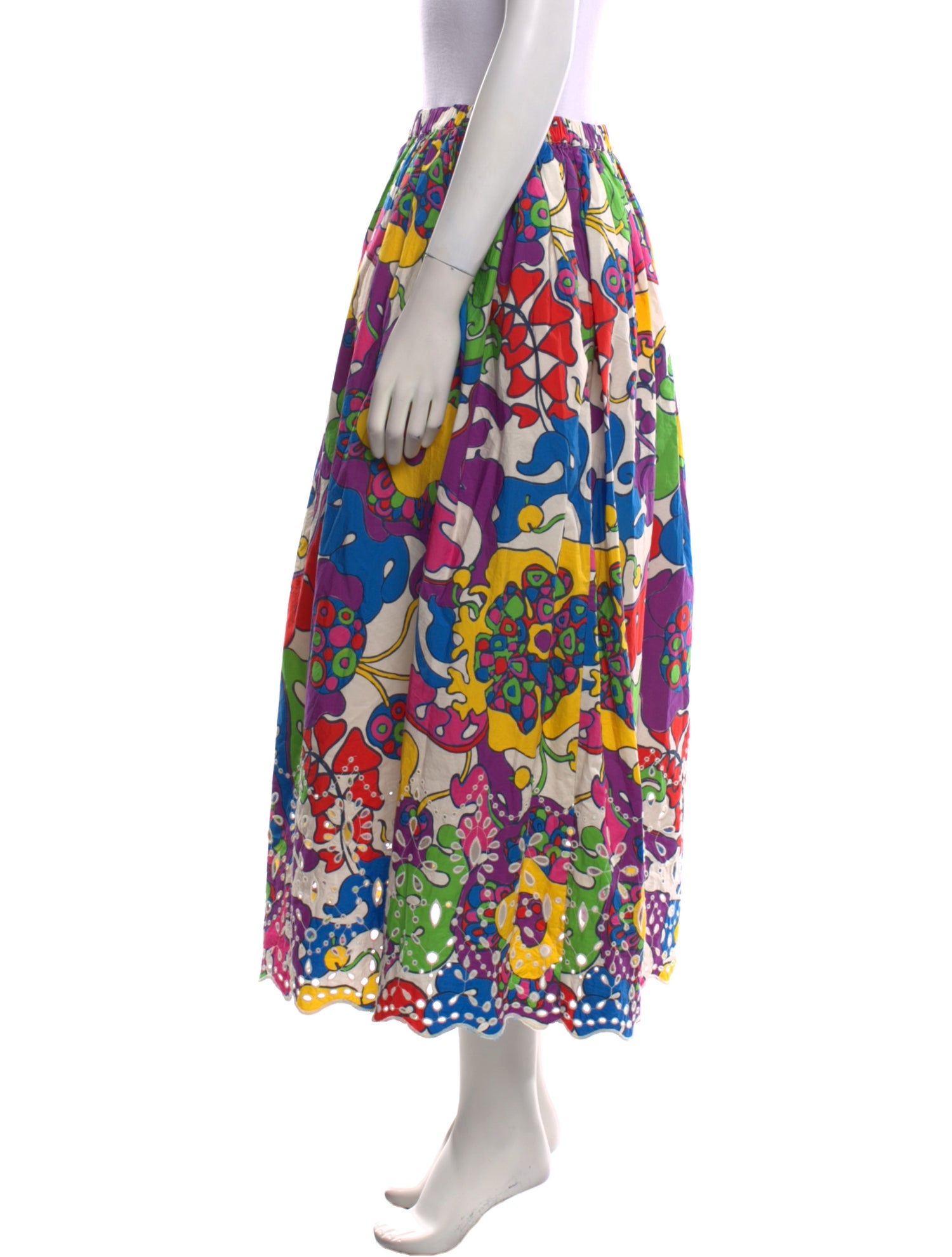 RHODE Printed Midi Length Skirt w/ Tags
