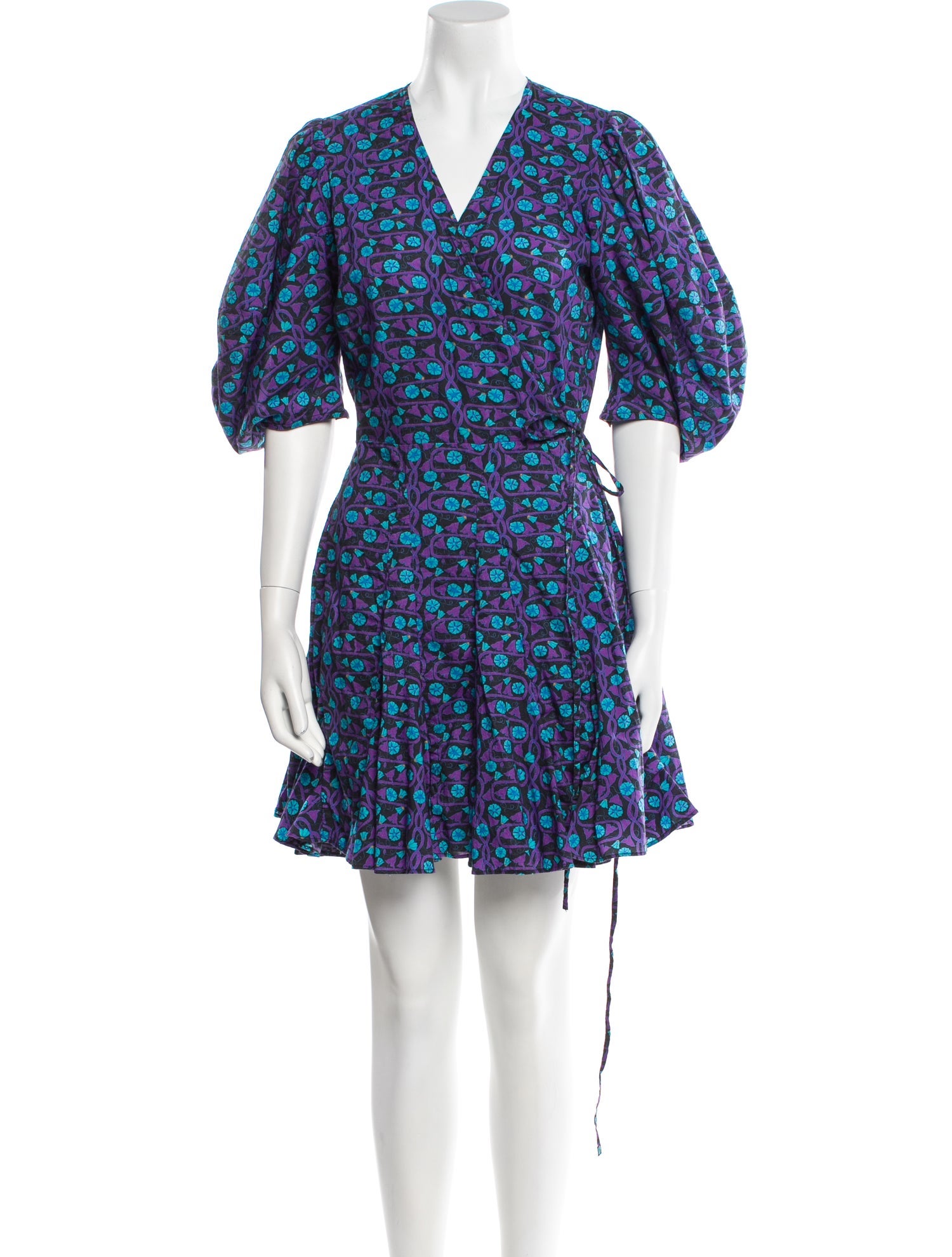 RHODE Floral Print Mini Dress