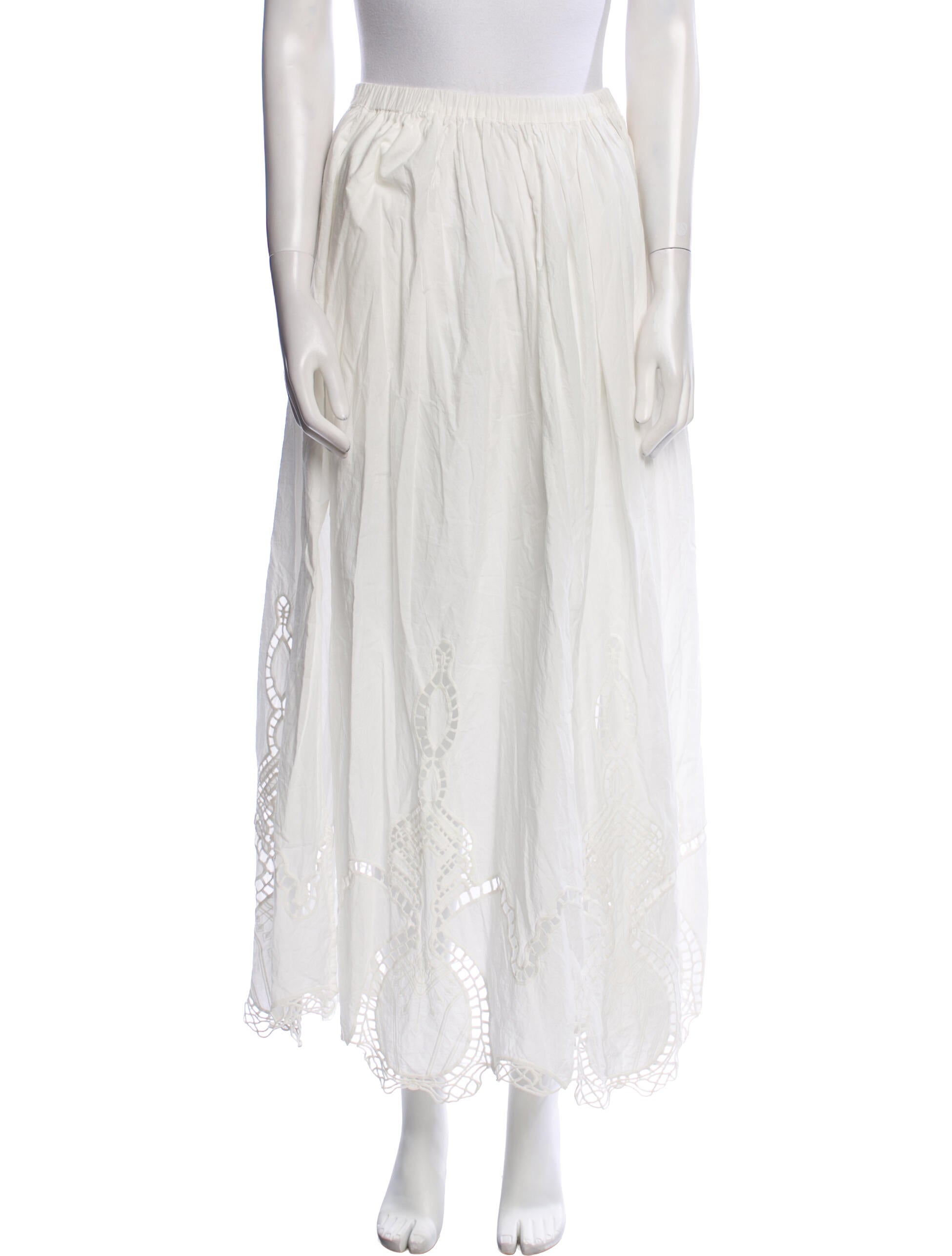 RHODE Embroidered Accent Skirt Set