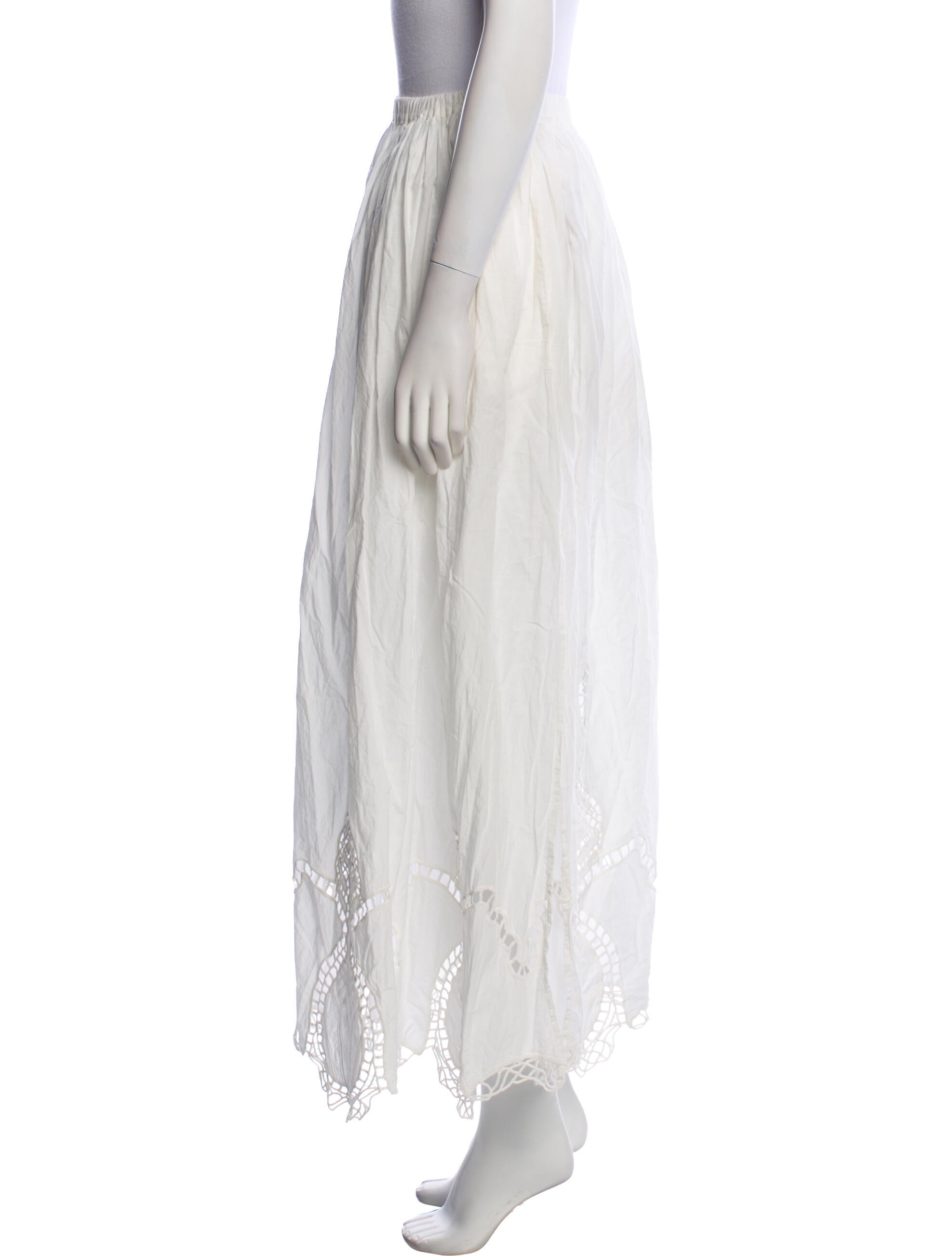 RHODE Embroidered Accent Skirt Set