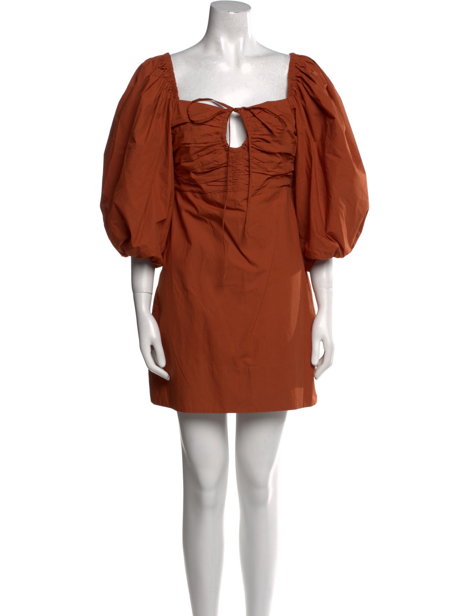 RHODE Square Neckline Mini Dress