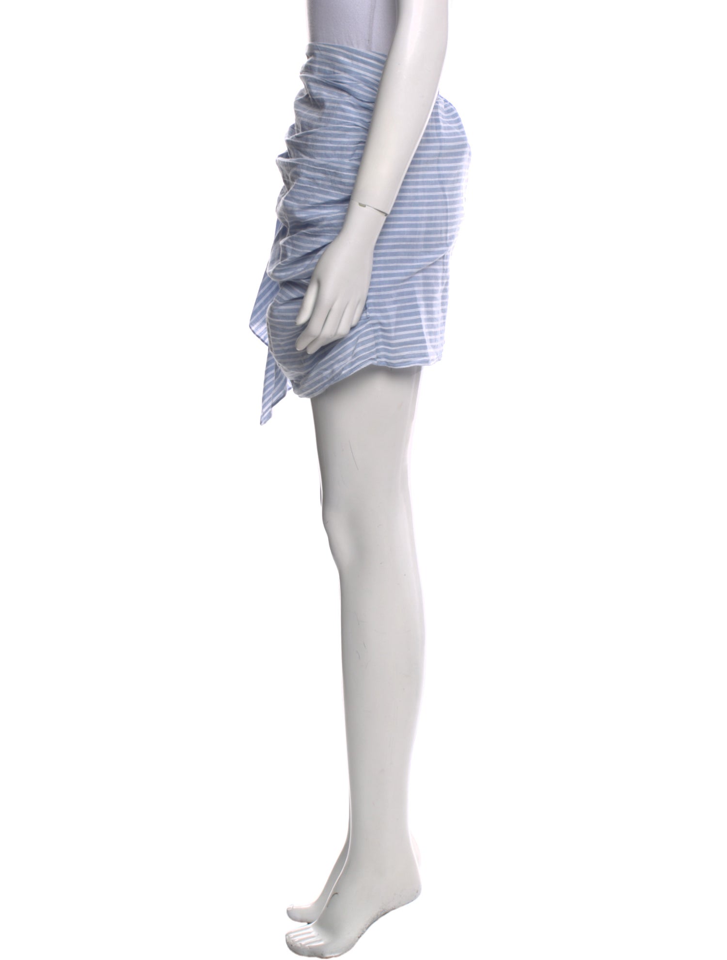 RHODE Ruffle Embellishment Mini Skirt