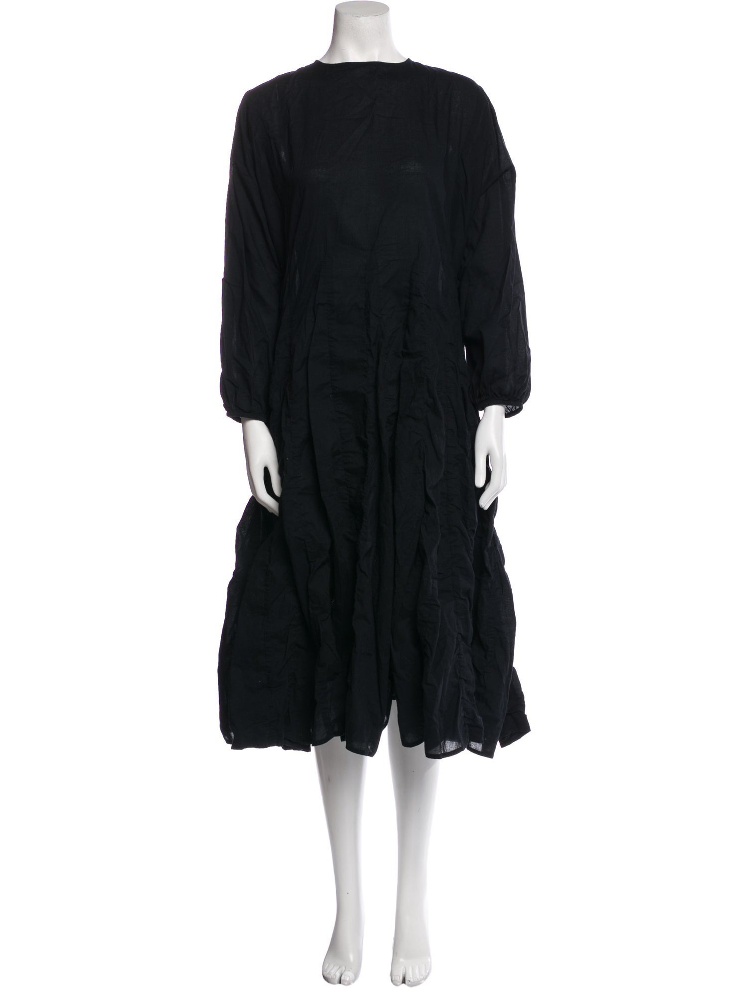 RHODE Bateau Neckline Midi Length Dress