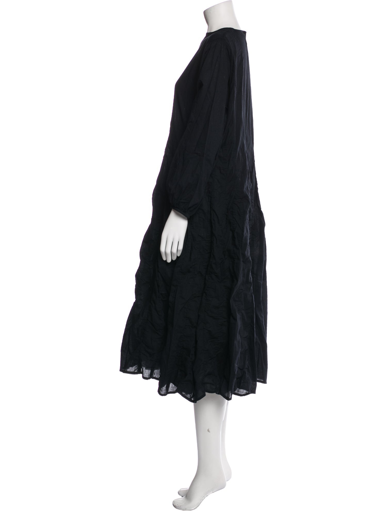 RHODE Bateau Neckline Midi Length Dress