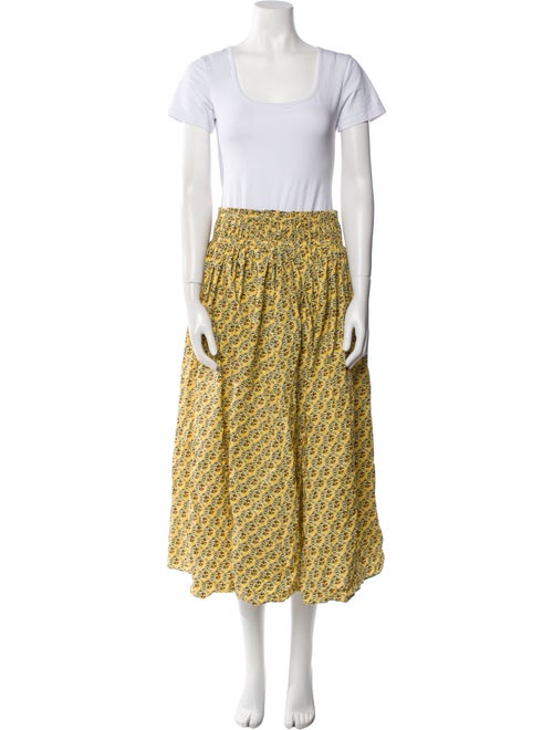 RHODE Printed Pleated Accents Skirt Set