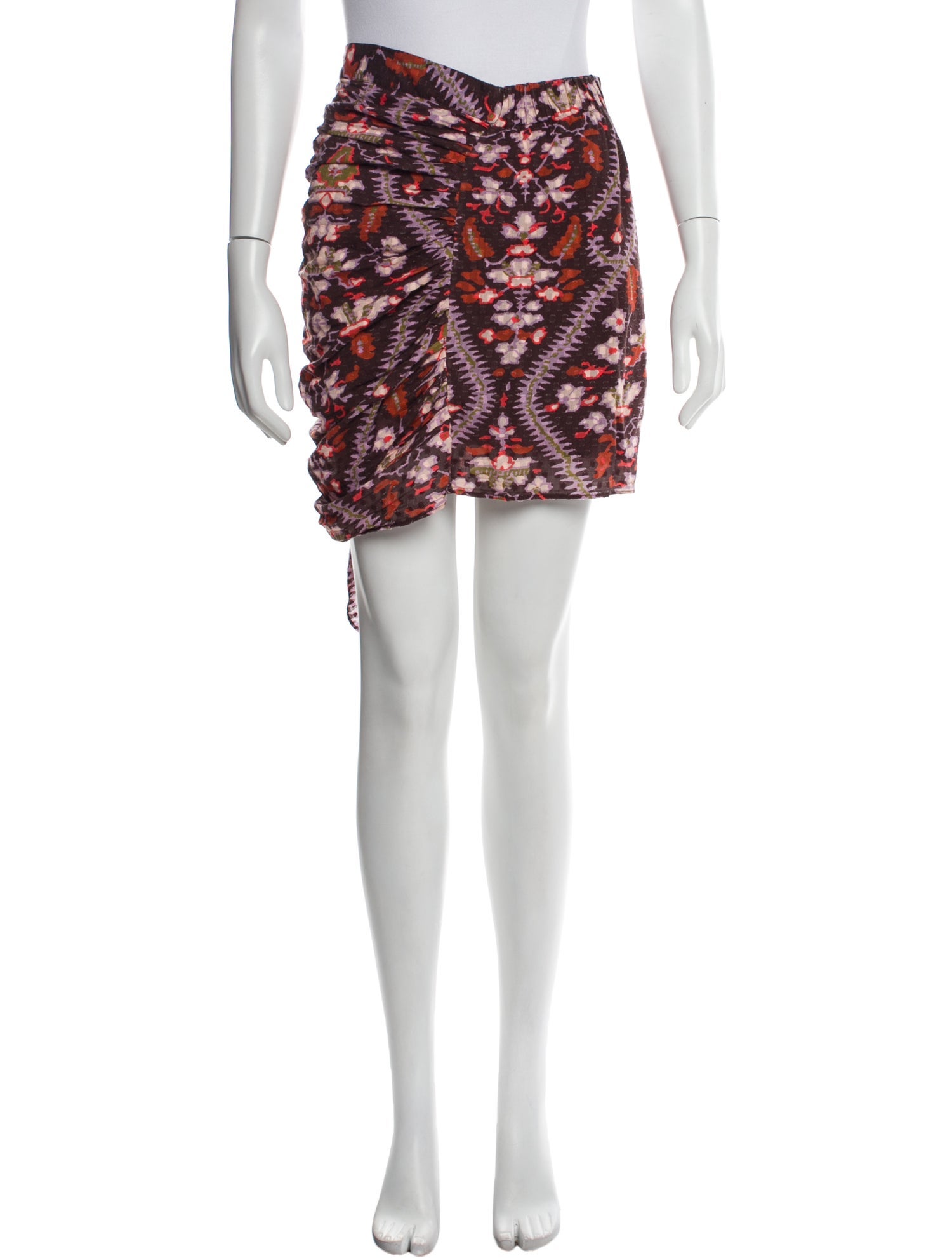 RHODE Printed Mini Skirt