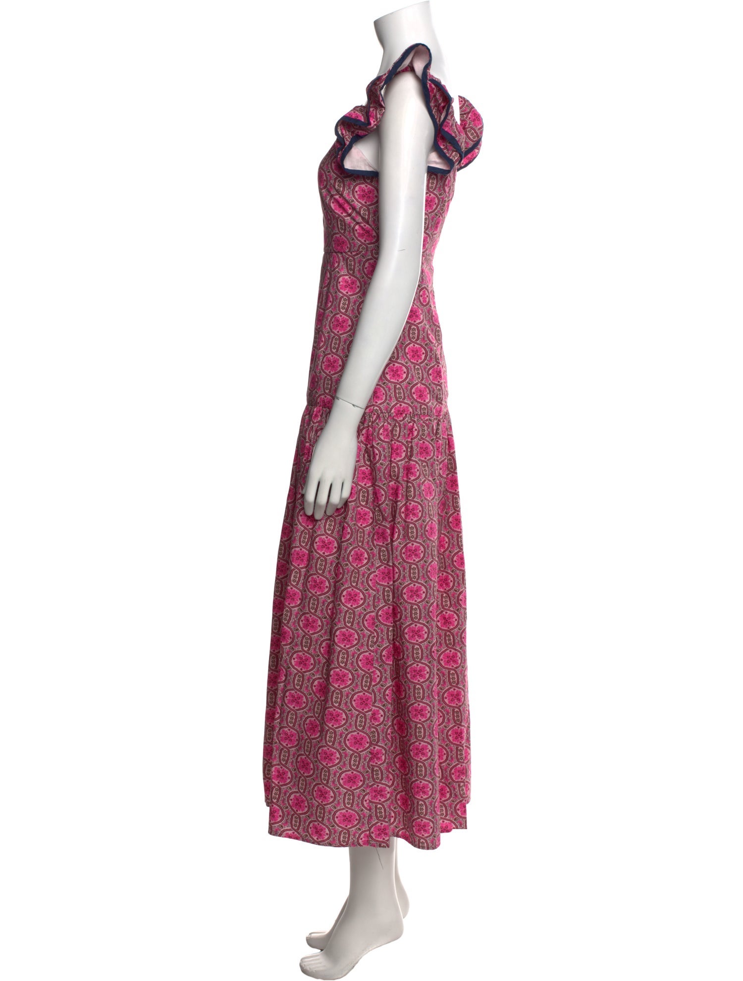 RHODE Printed Long Dress