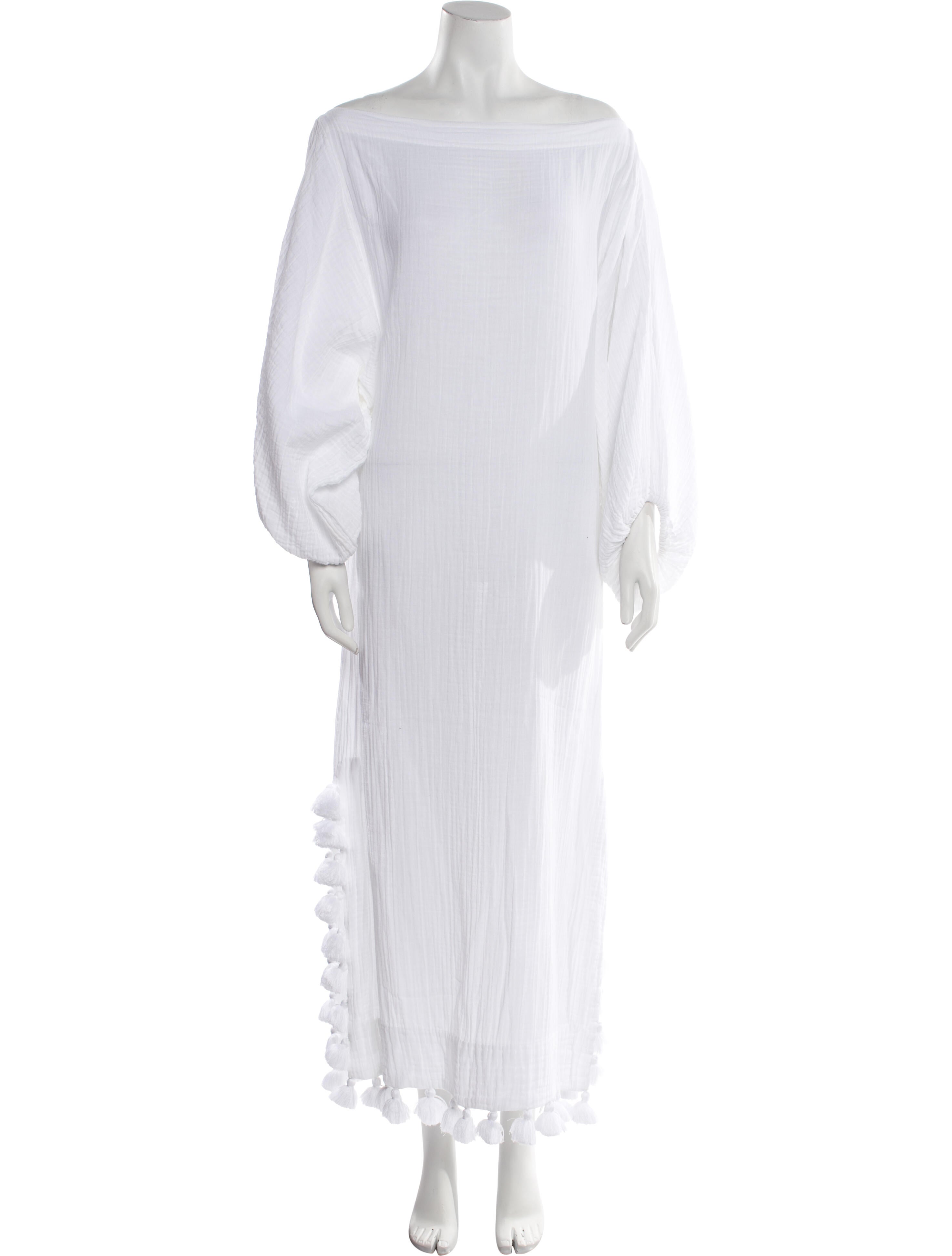 RHODE Bateau Neckline Long Dress