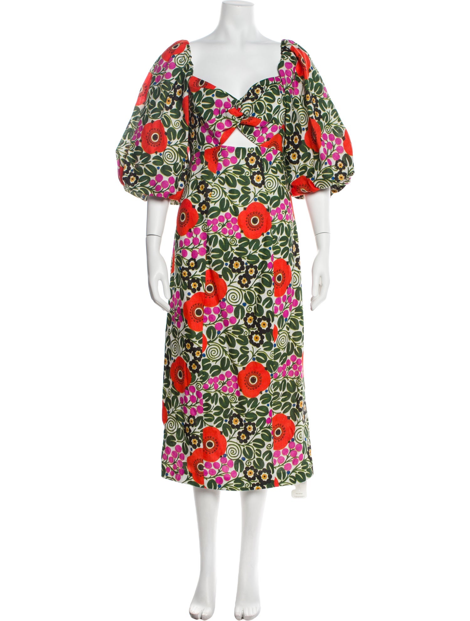 RHODE Linen Midi Length Dress w/ Tags