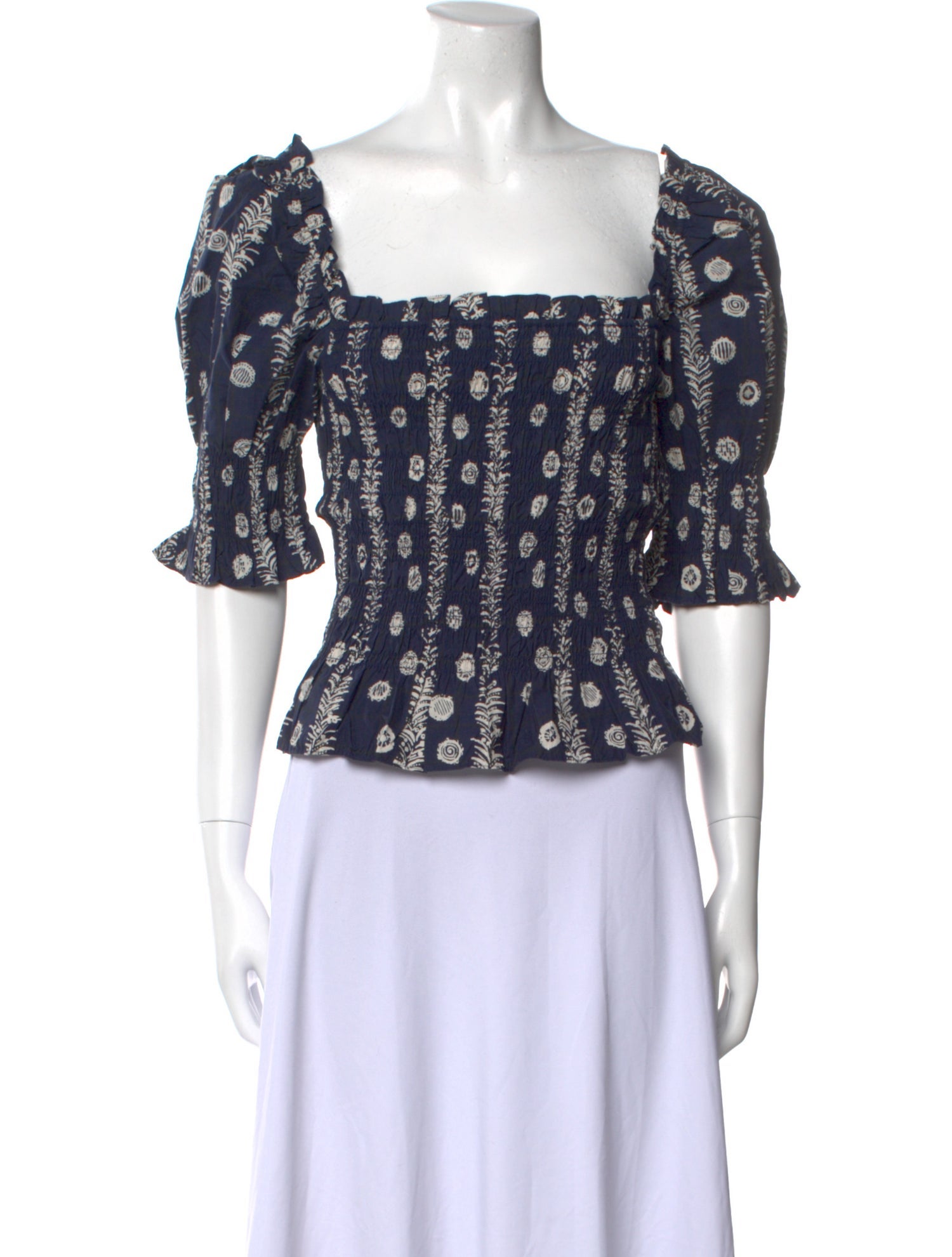 RHODE Silk Floral Print Crop Top w/ Tags