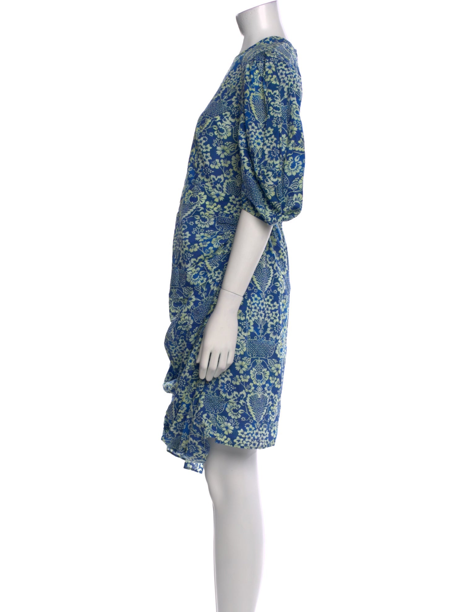 RHODE Floral Print Knee-Length Dress