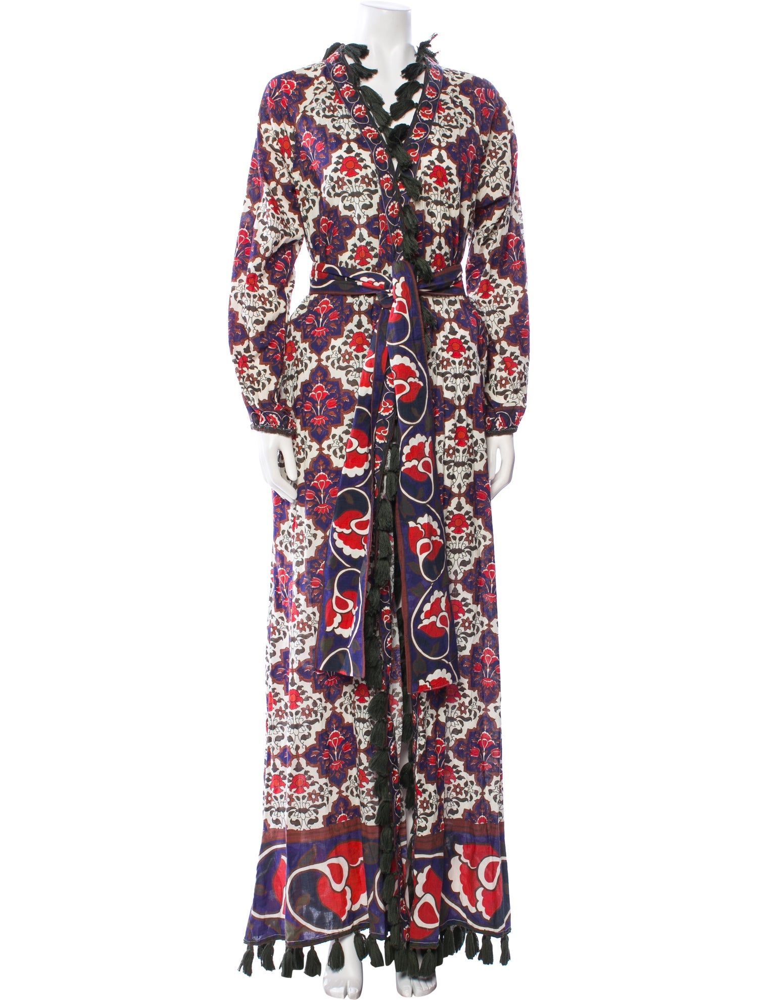 RHODE Printed Tassel Accents Robe