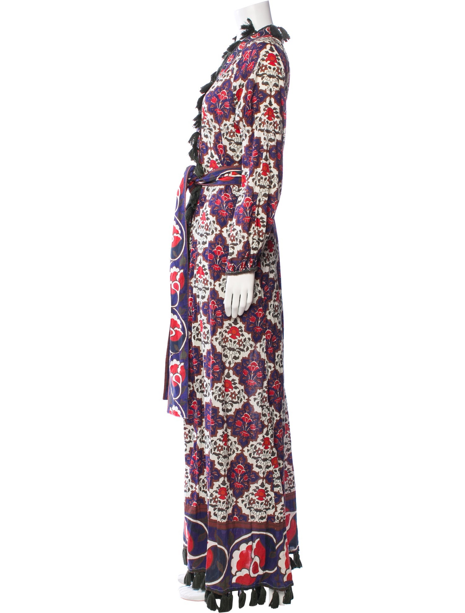 RHODE Printed Tassel Accents Robe