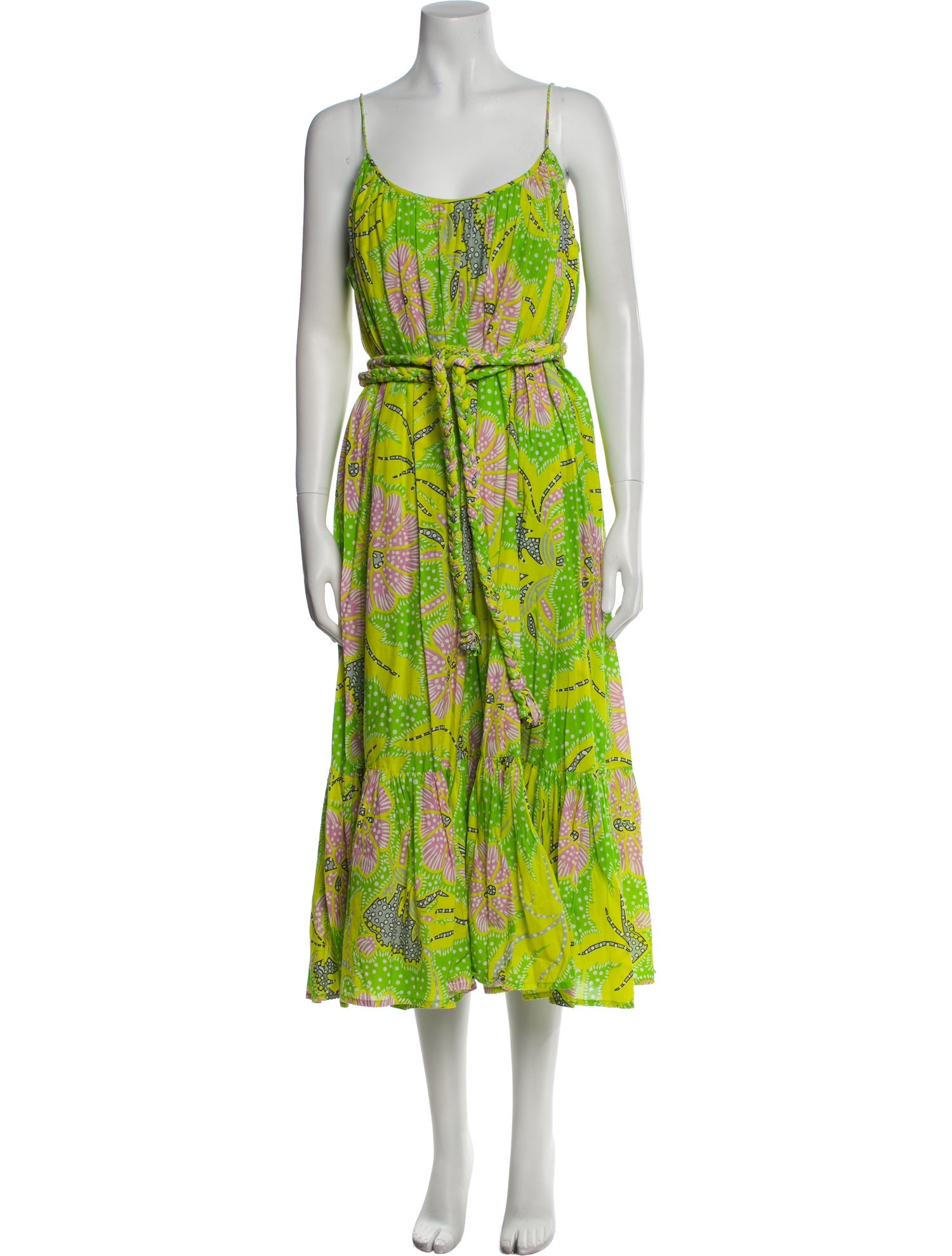 RHODE Paisley Print Long Dress