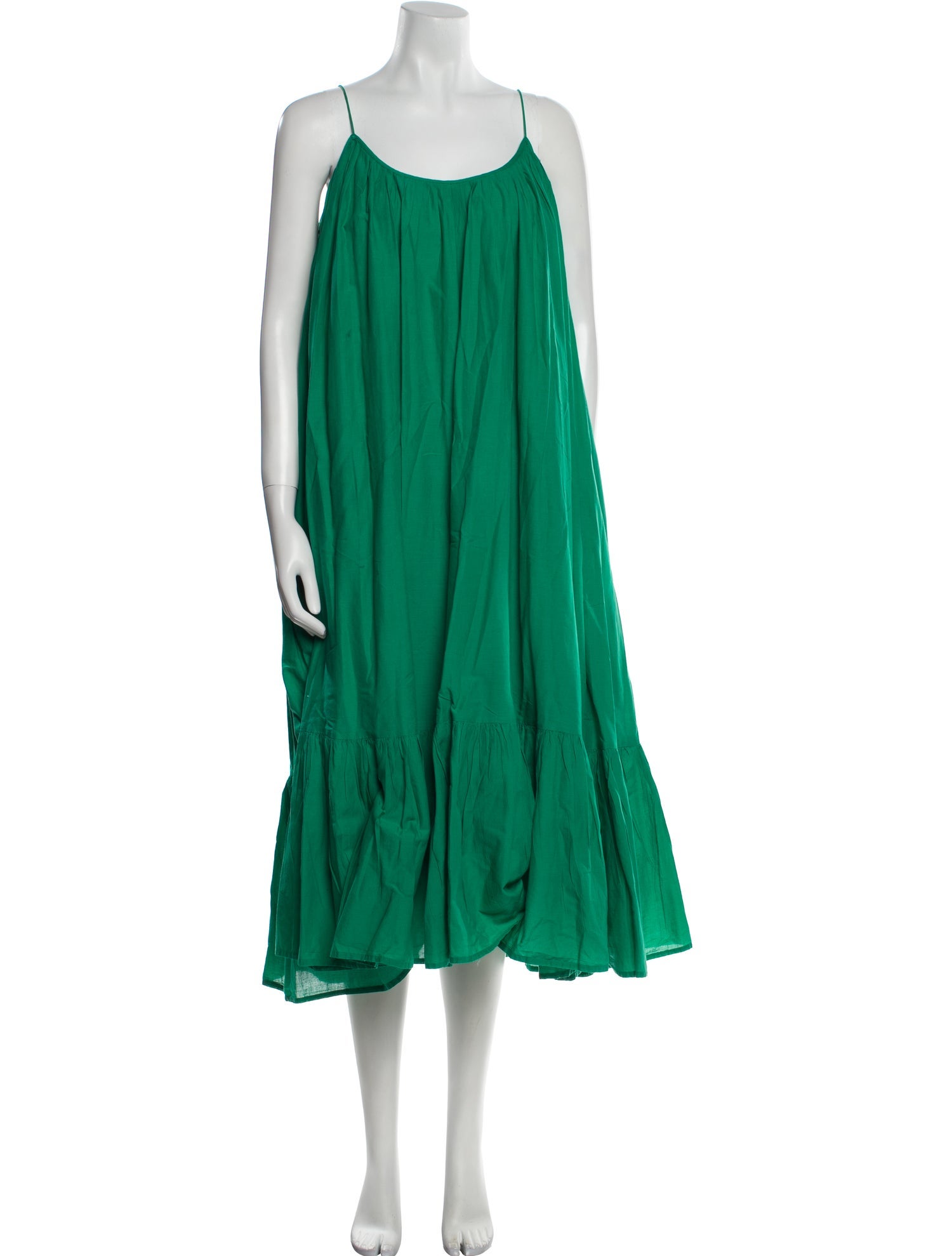 RHODE Scoop Neck Midi Length Dress