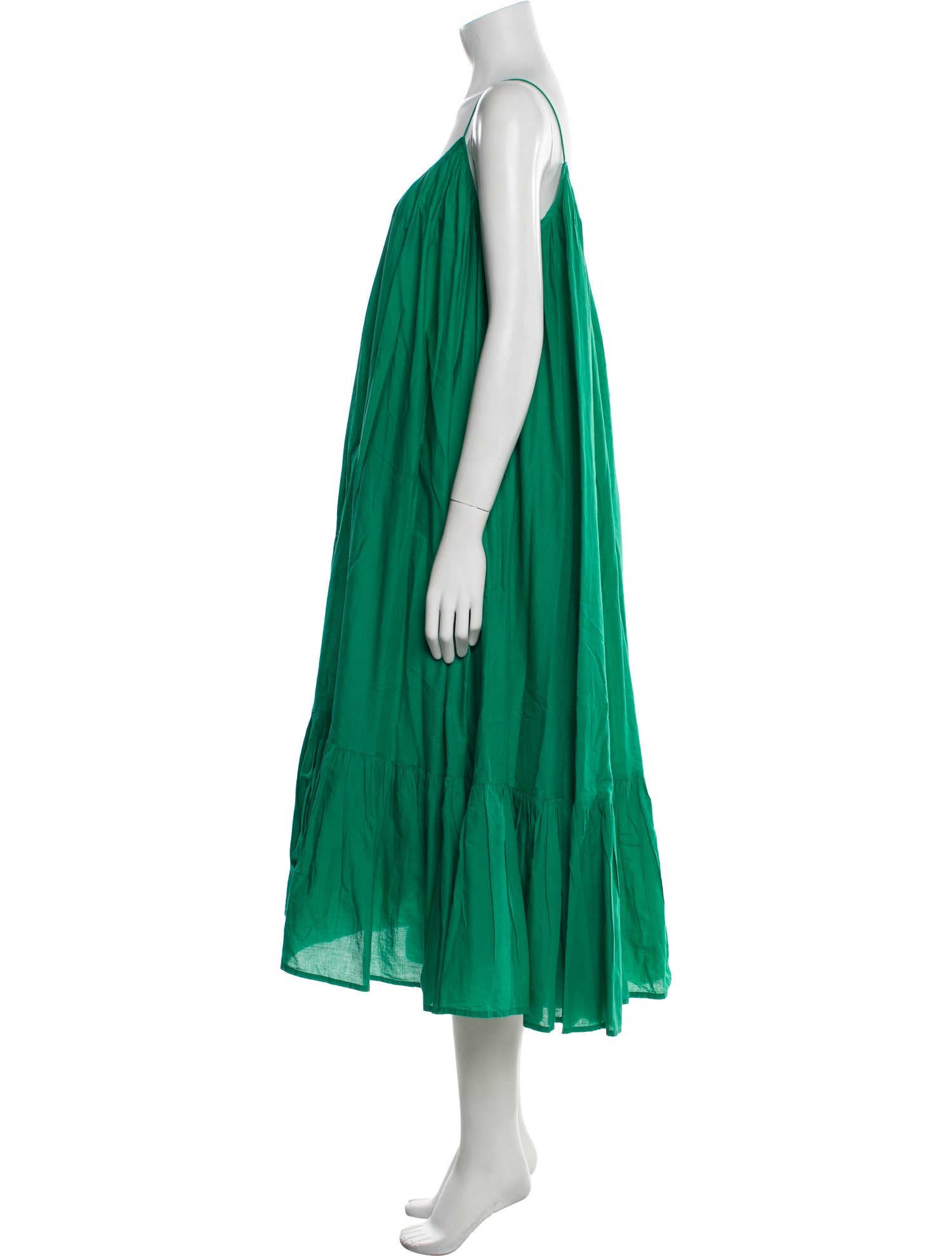 RHODE Scoop Neck Midi Length Dress