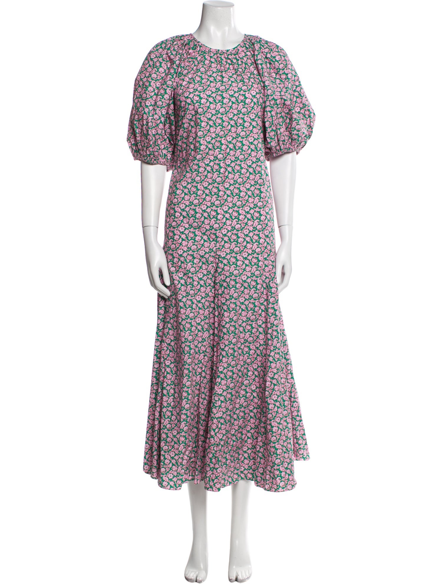 RHODE Floral Print Long Dress