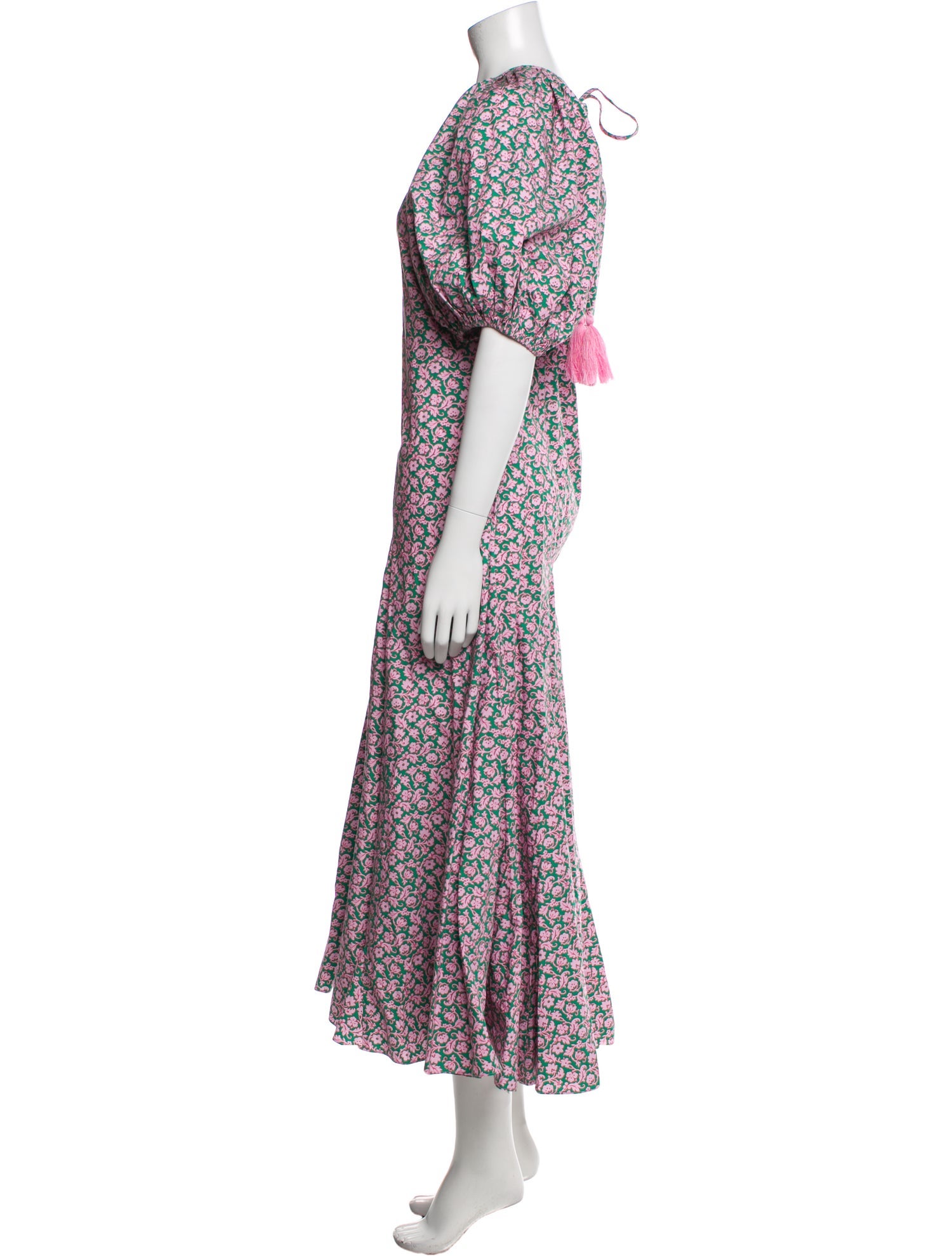 RHODE Floral Print Long Dress