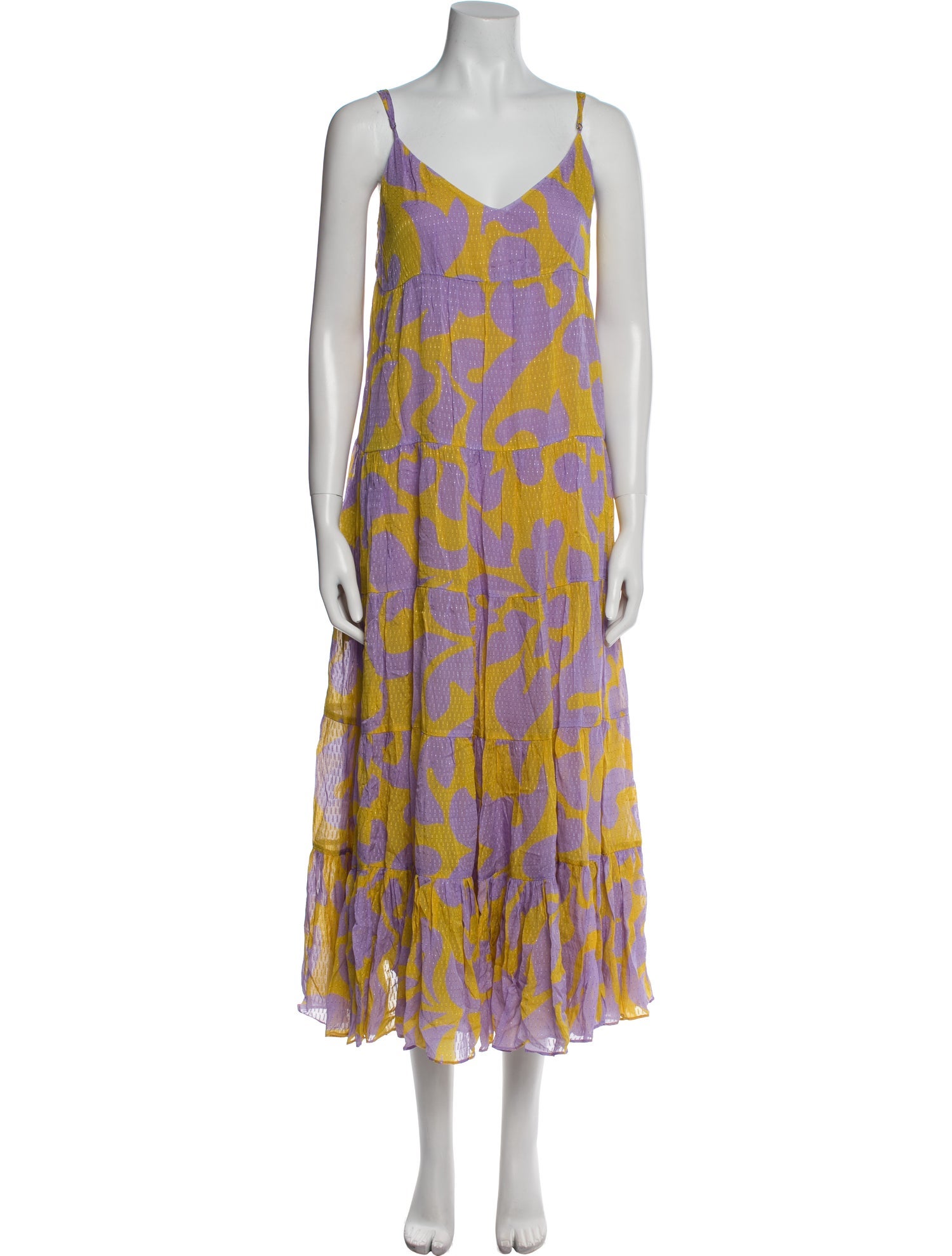 RHODE Printed Long Dress w/ Tags