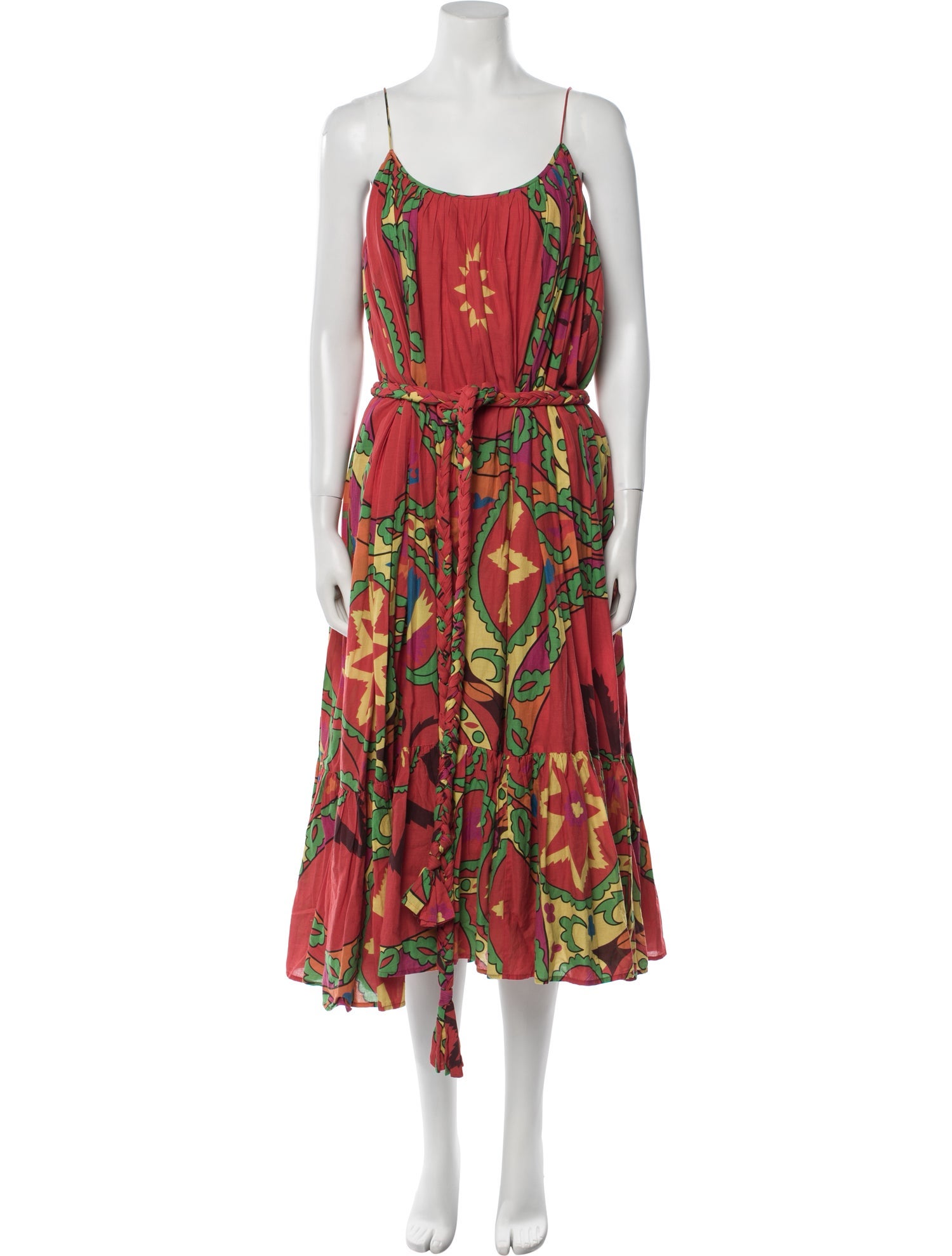 RHODE Printed Long Dress