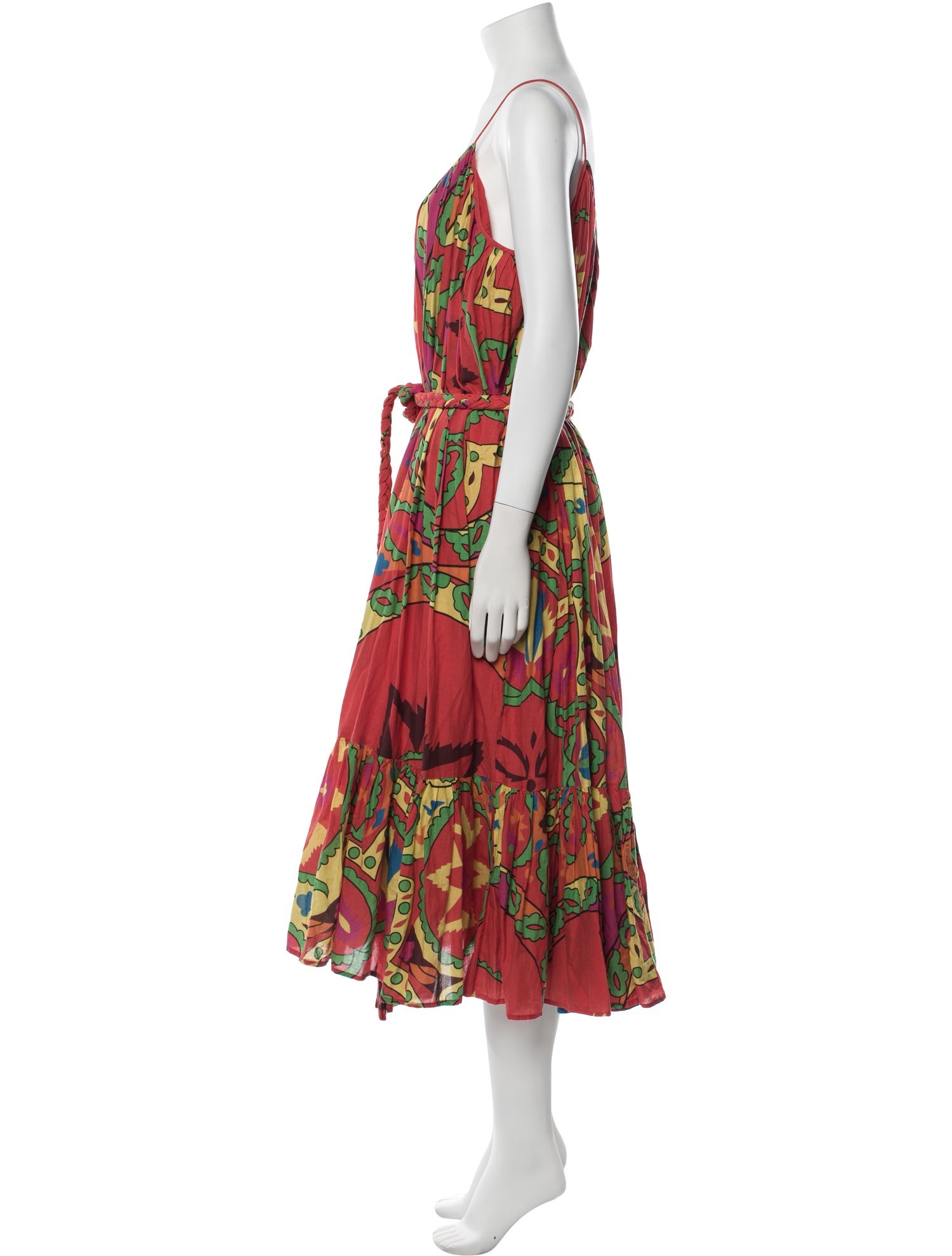 RHODE Printed Long Dress