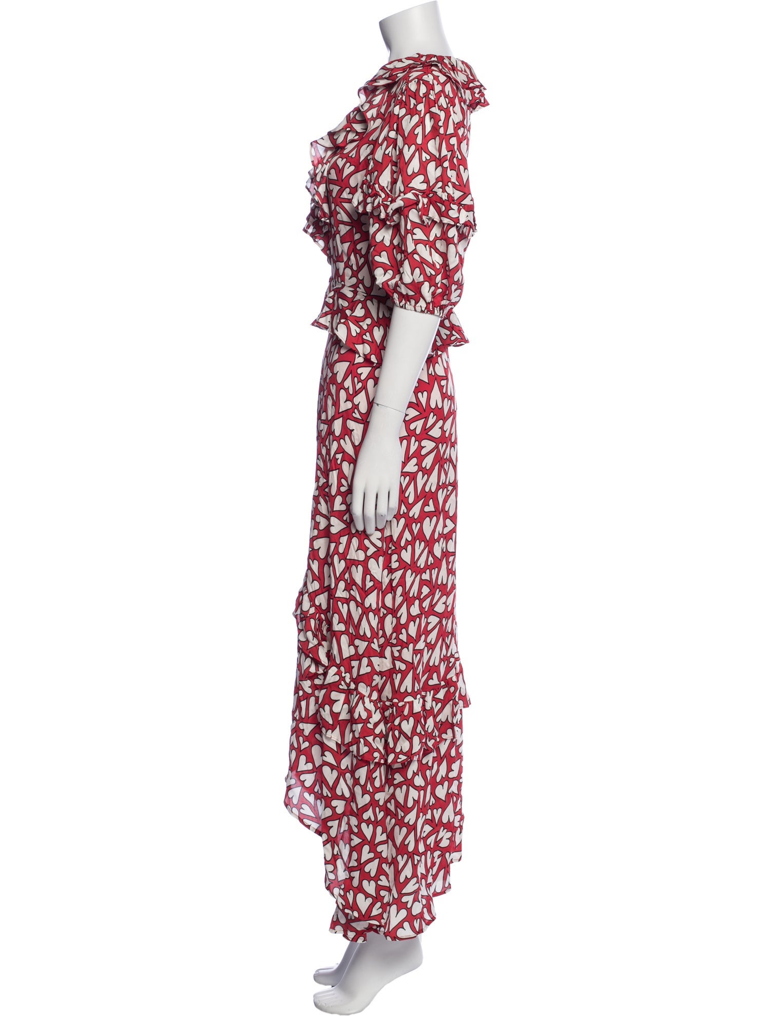 RHODE Printed Long Dress