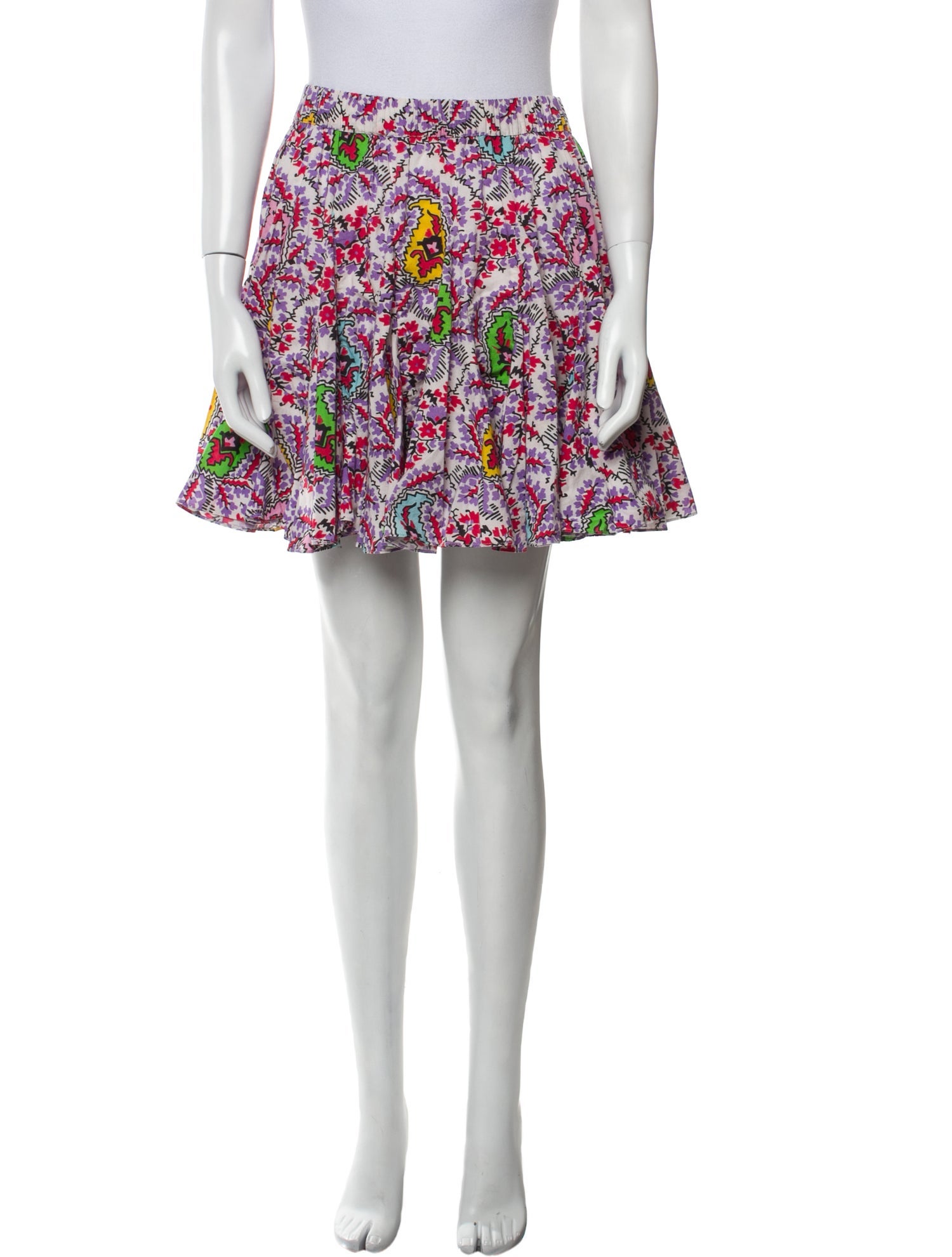 RHODE Printed Mini Skirt