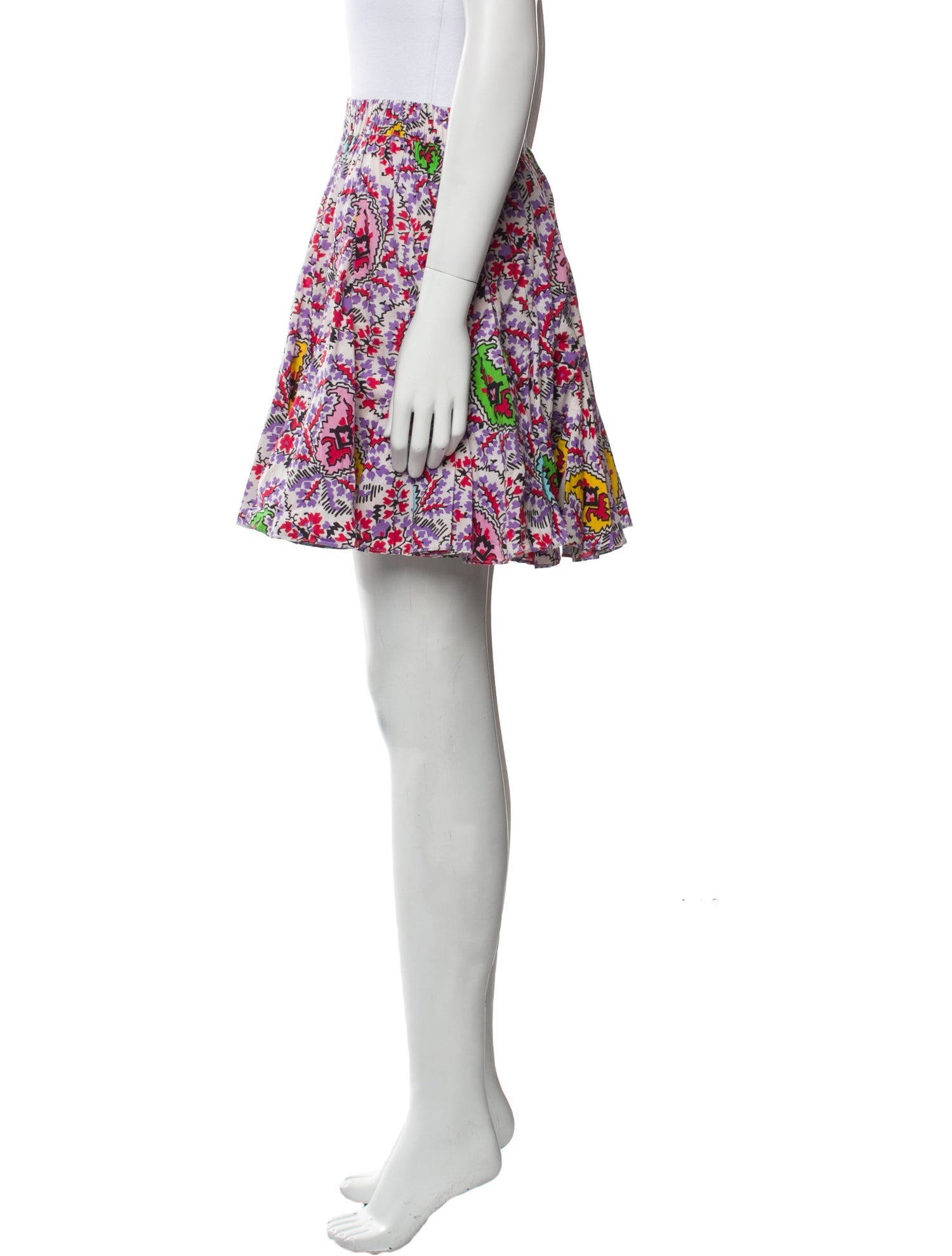 RHODE Printed Mini Skirt