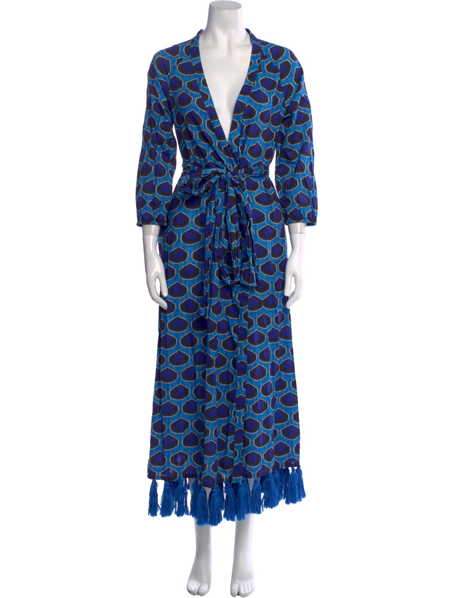 RHODE Printed Long Dress