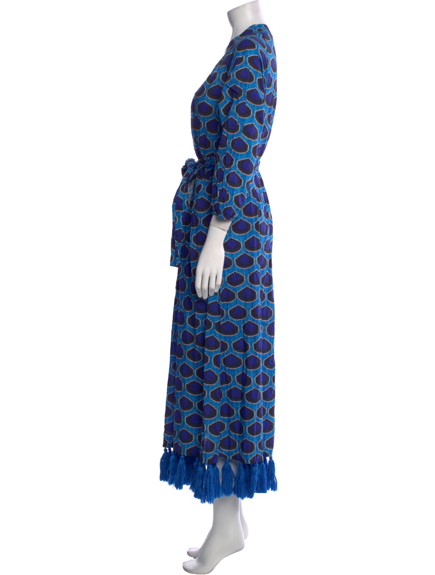 RHODE Printed Long Dress