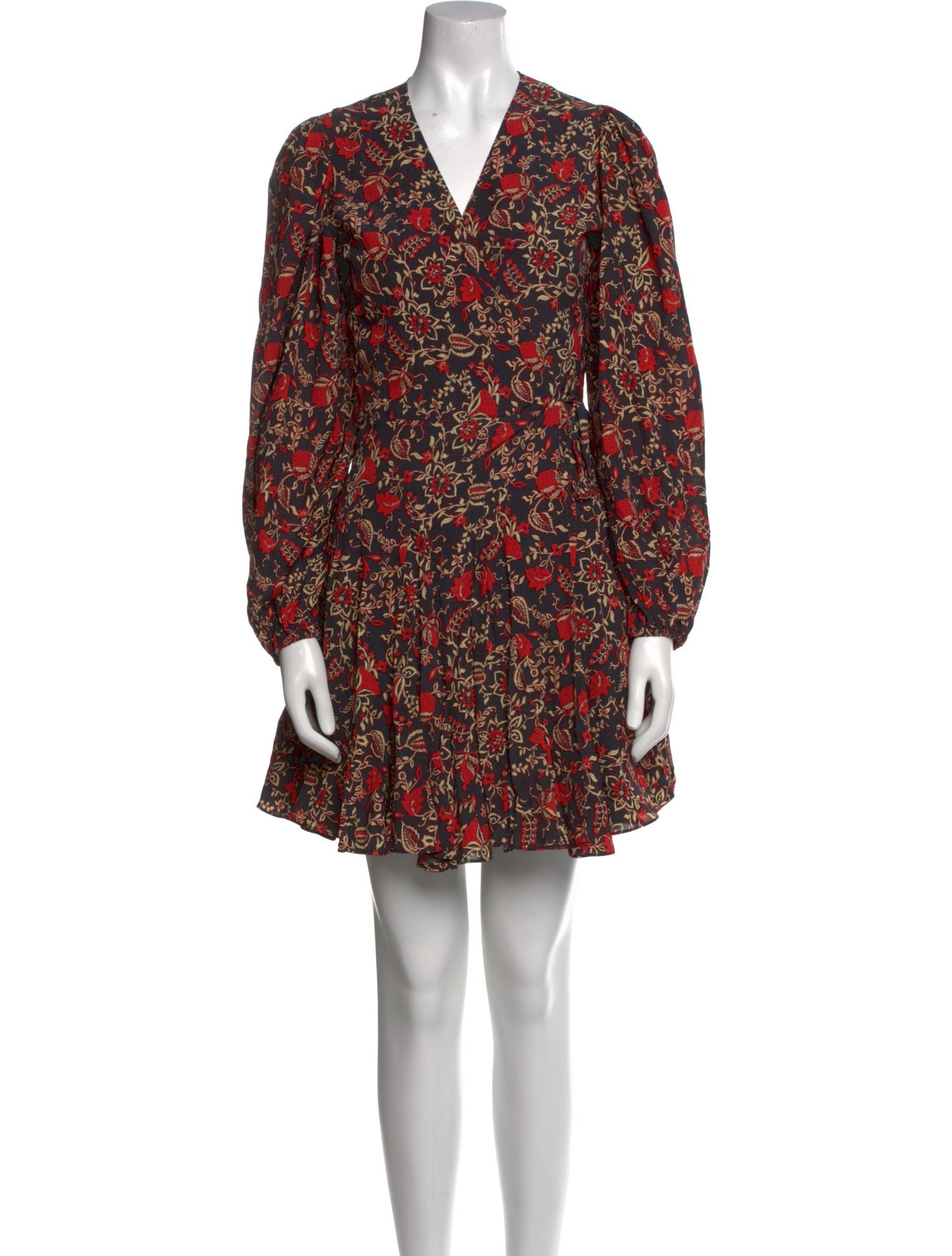 RHODE Floral Print Mini Dress