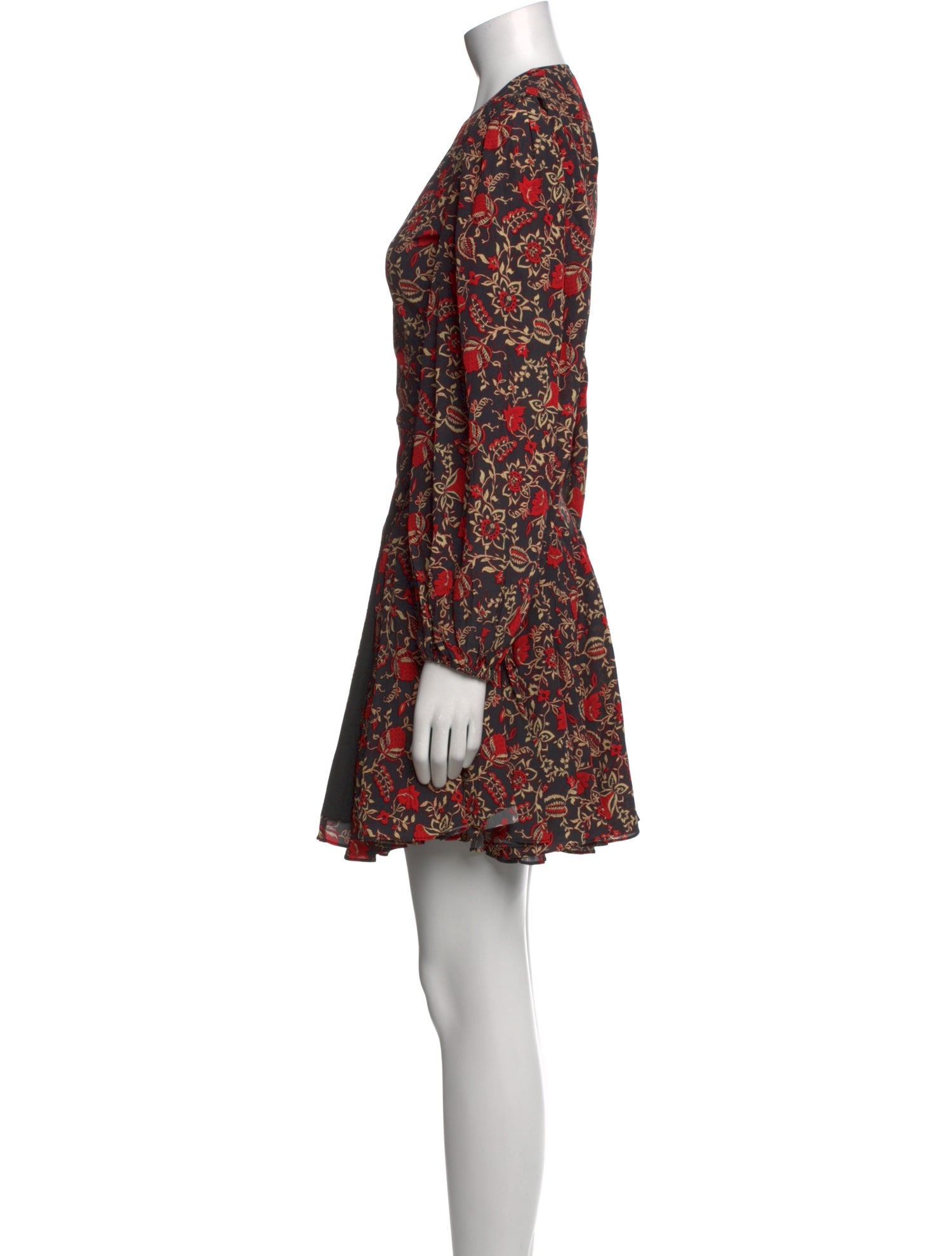 RHODE Floral Print Mini Dress