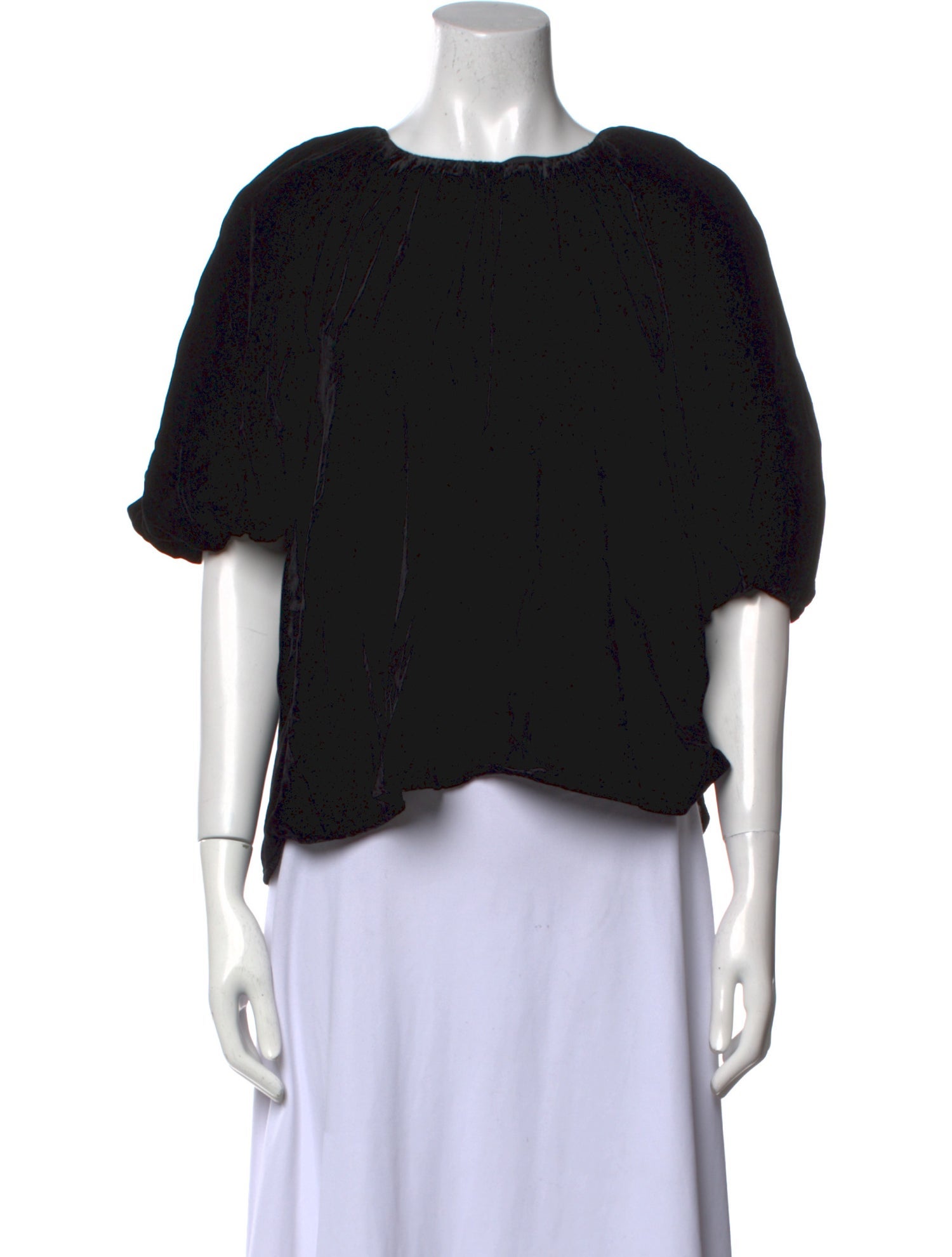 RHODE Crew Neck Short Sleeve Blouse