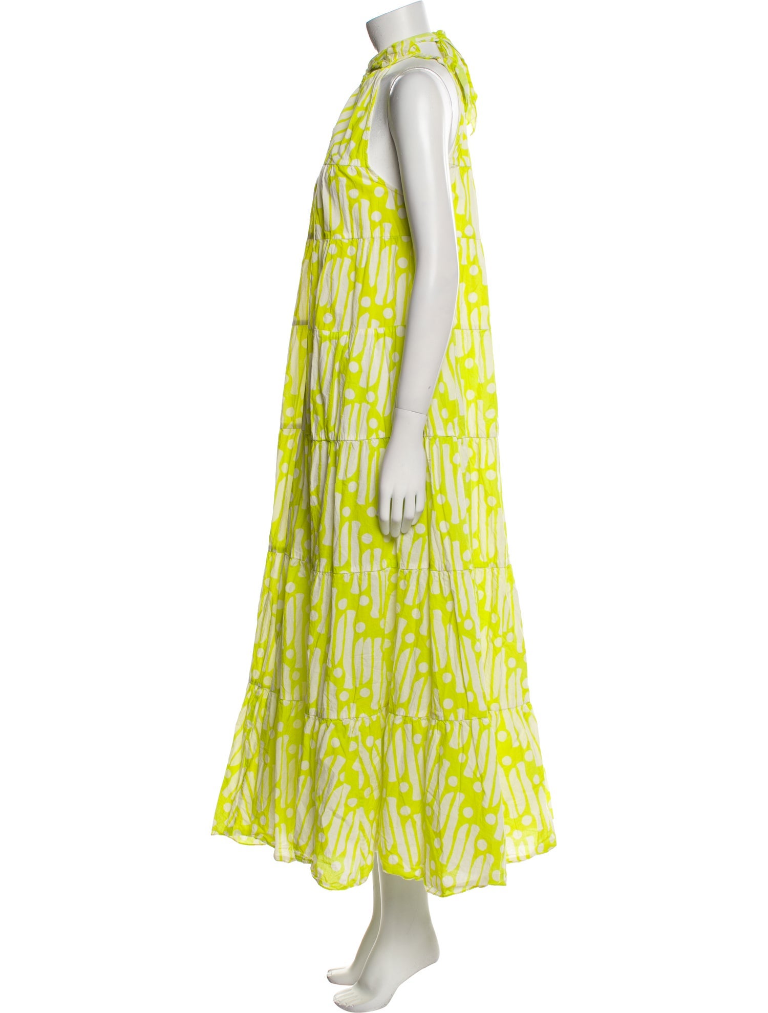 RHODE Printed Long Dress