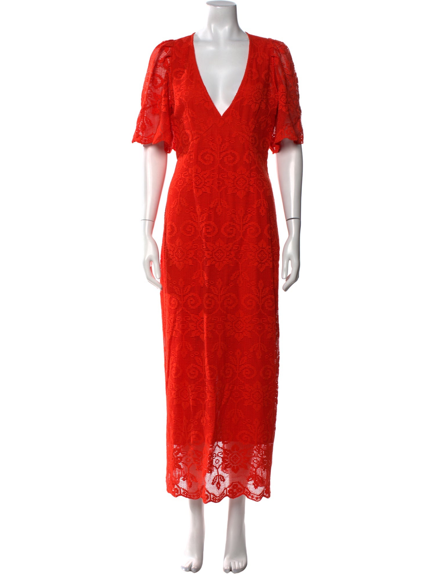 RHODE Printed Long Dress