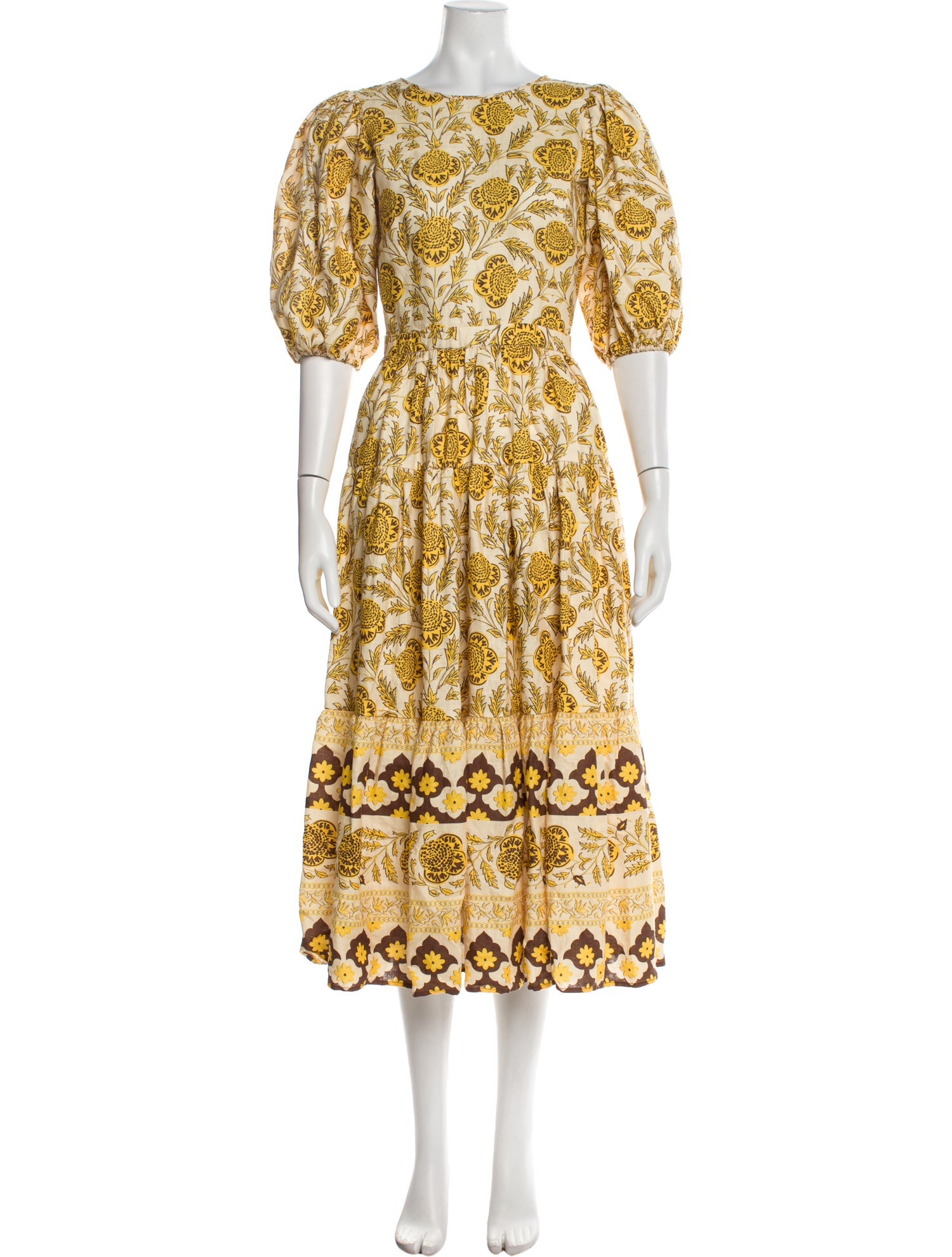 RHODE Linen Long Dress