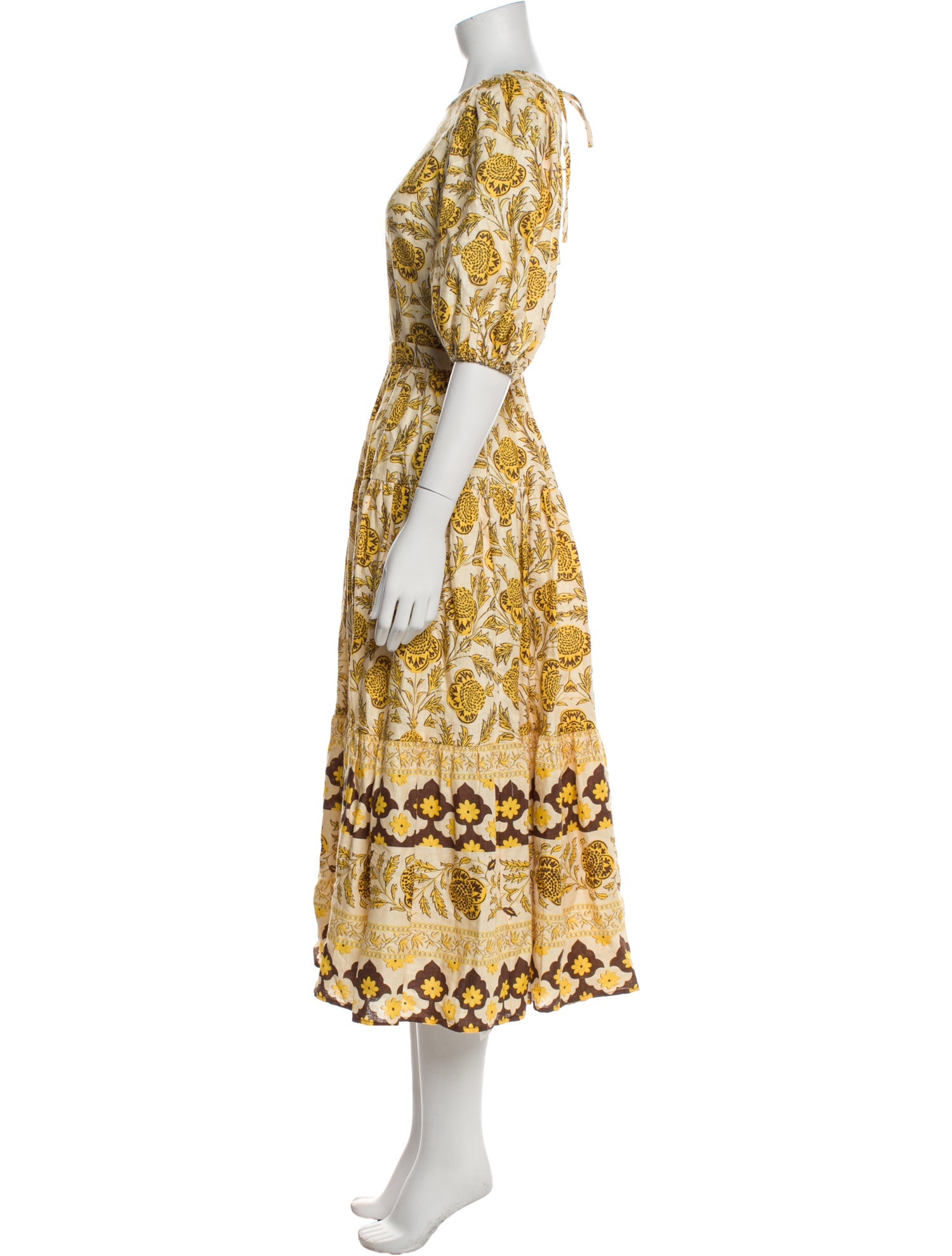 RHODE Linen Long Dress