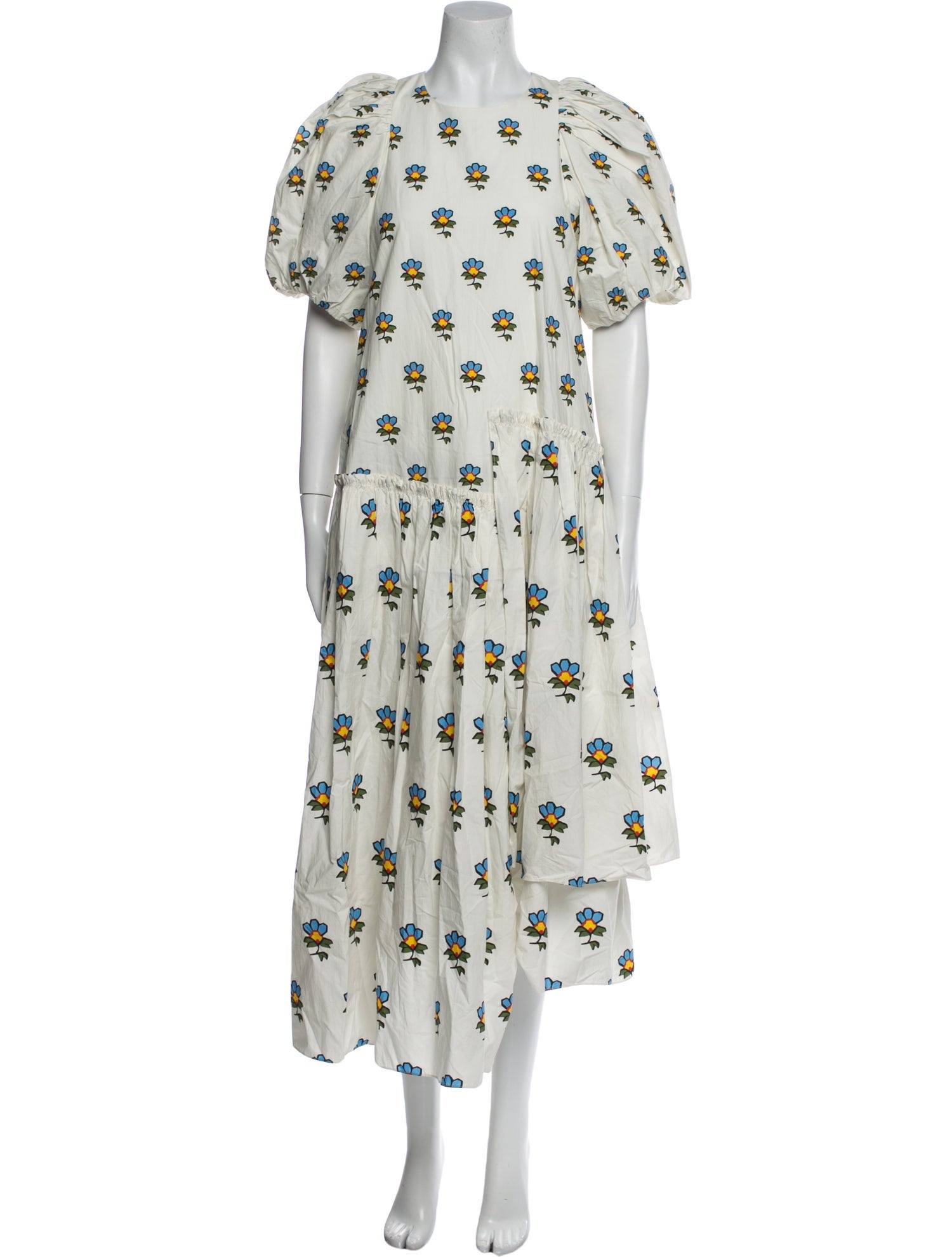 RHODE Floral Print Long Dress