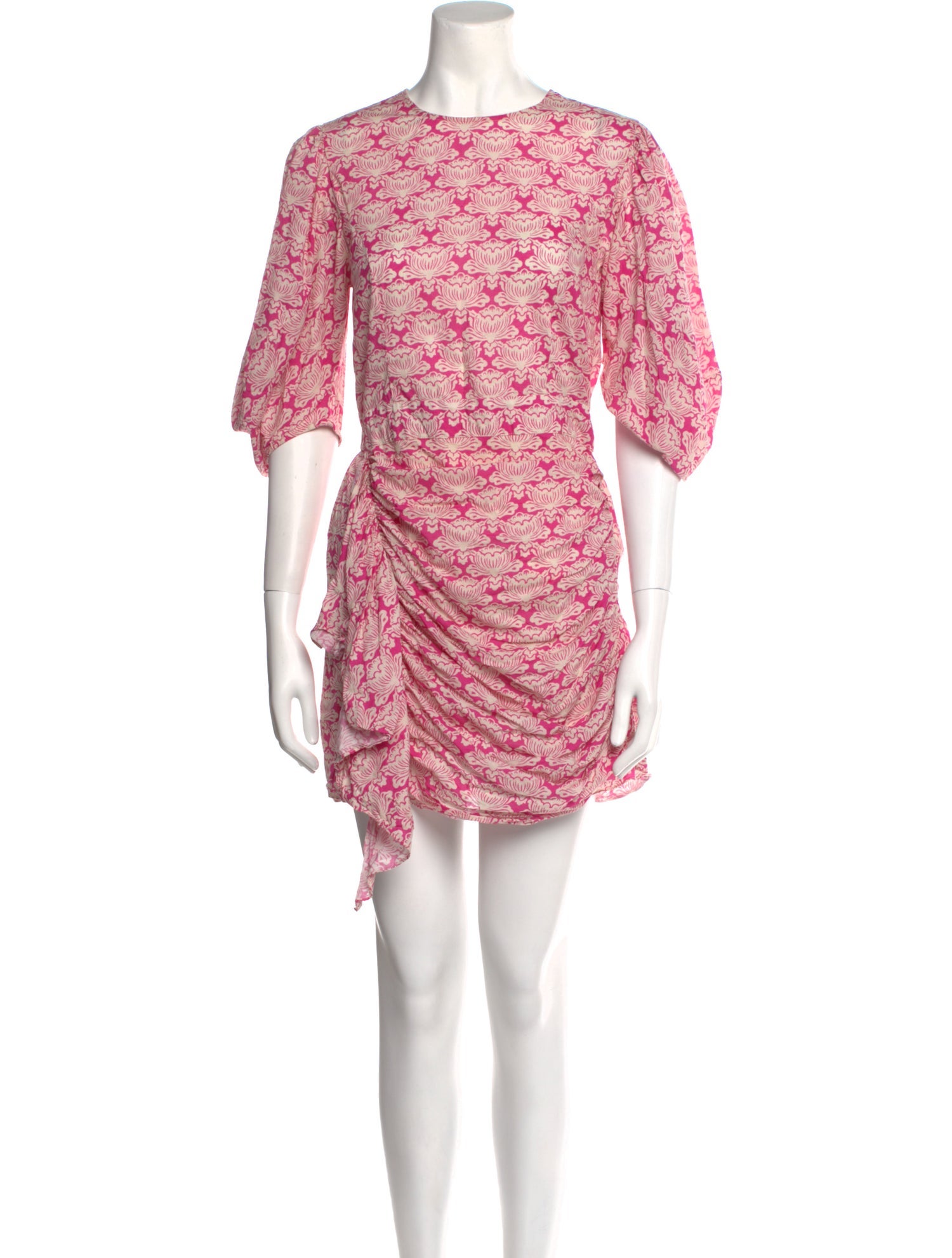 RHODE Floral Print Mini Dress