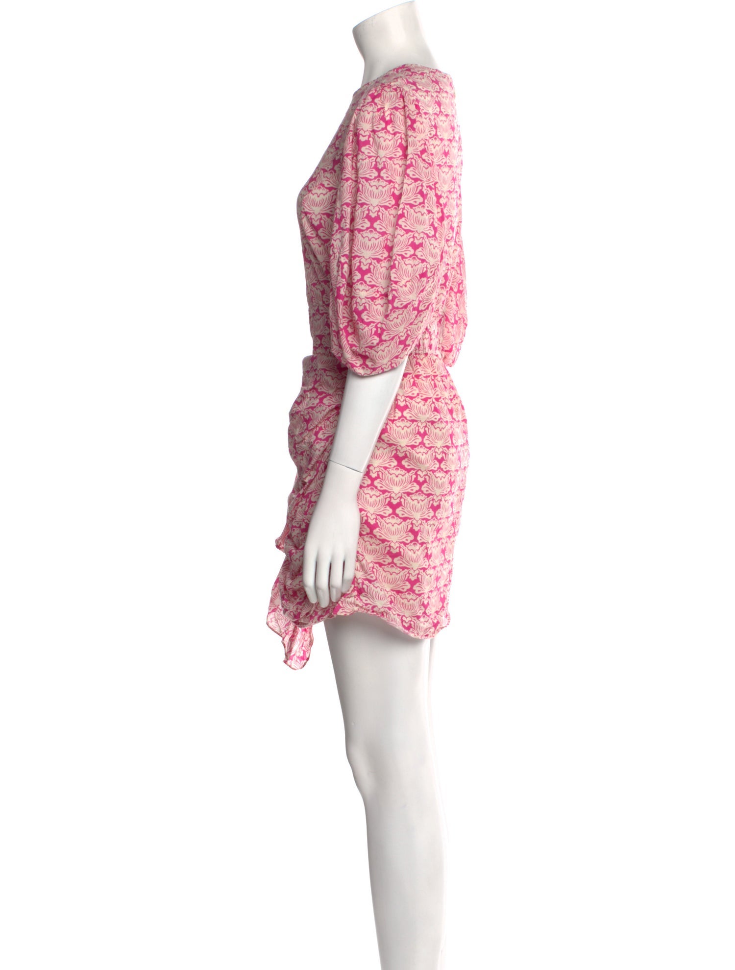 RHODE Floral Print Mini Dress