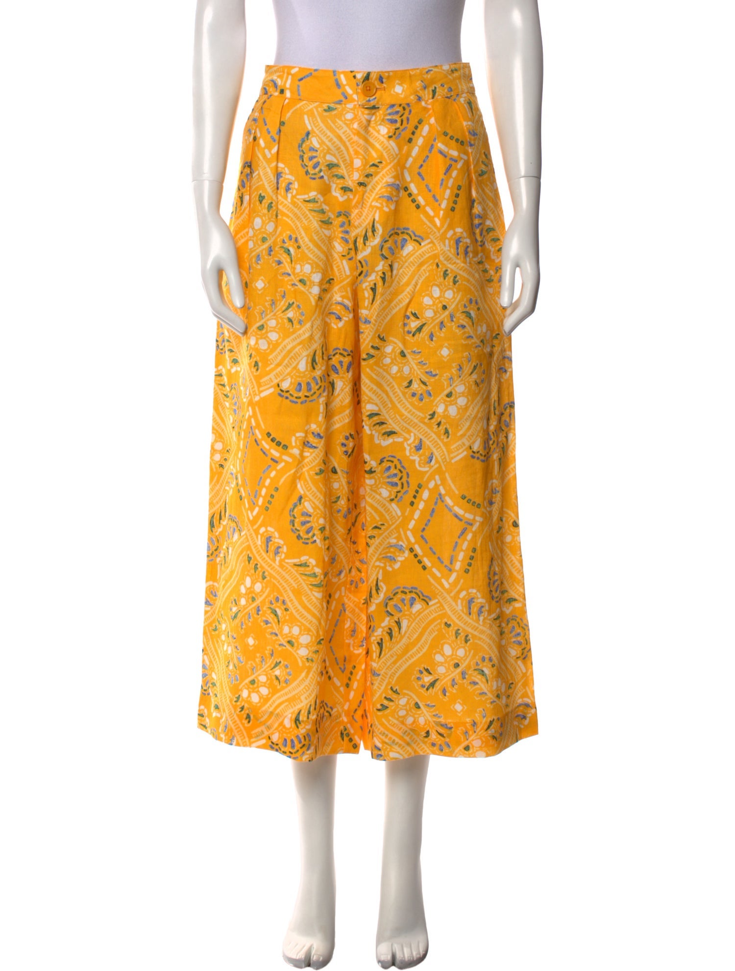 RHODE Linen Wide Leg Pants