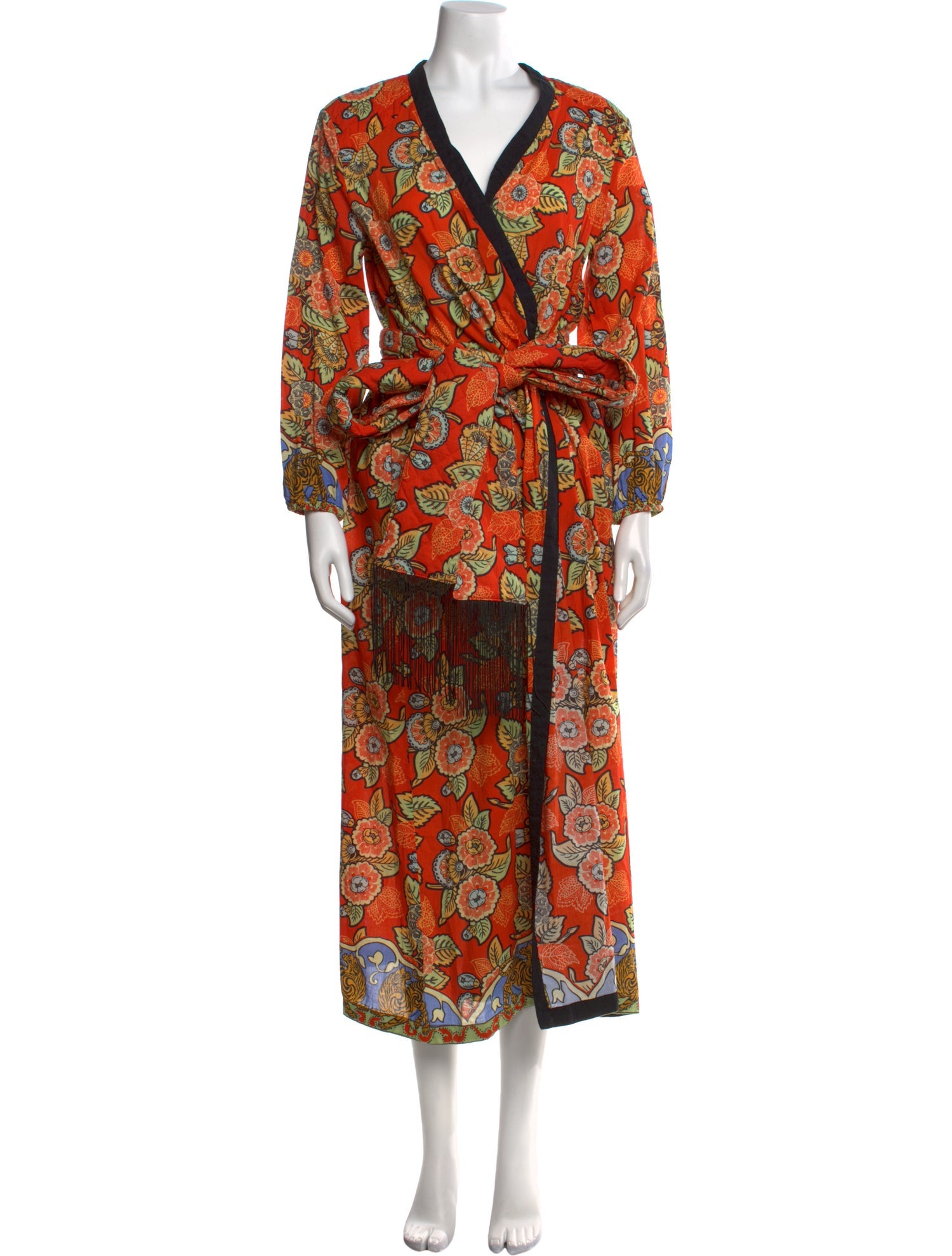 RHODE Printed Long Dress