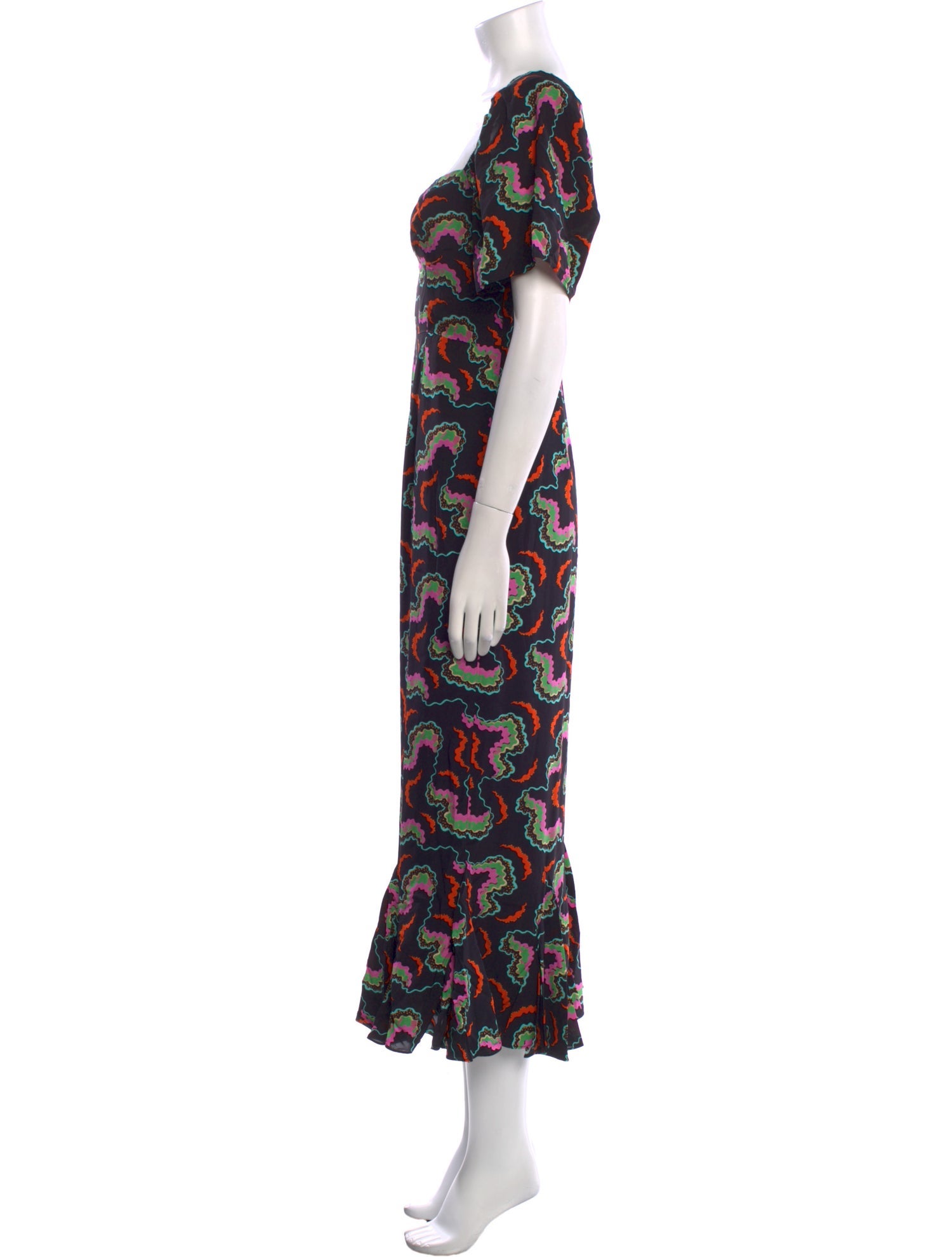 RHODE Printed Long Dress w/ Tags