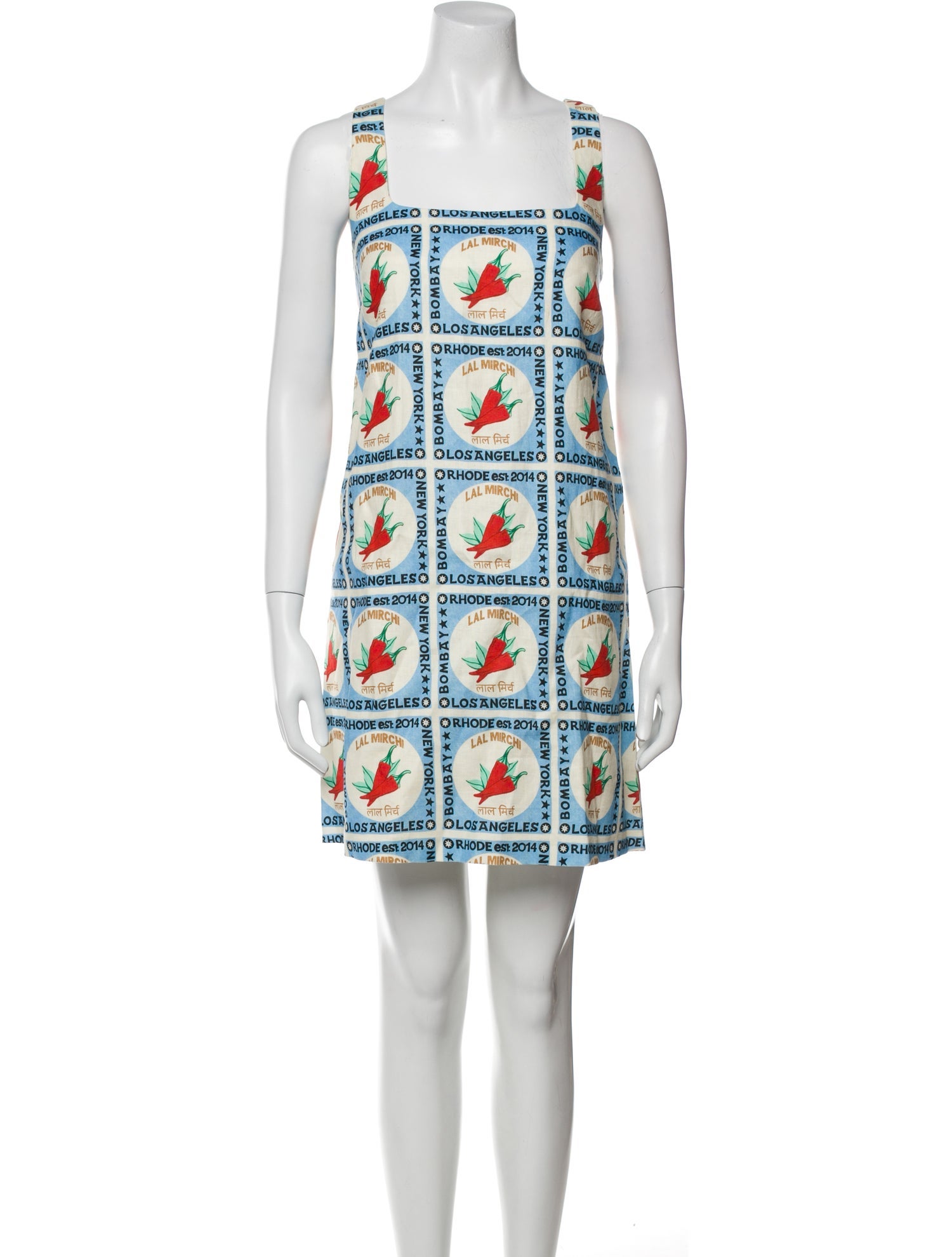 RHODE Linen Mini Dress