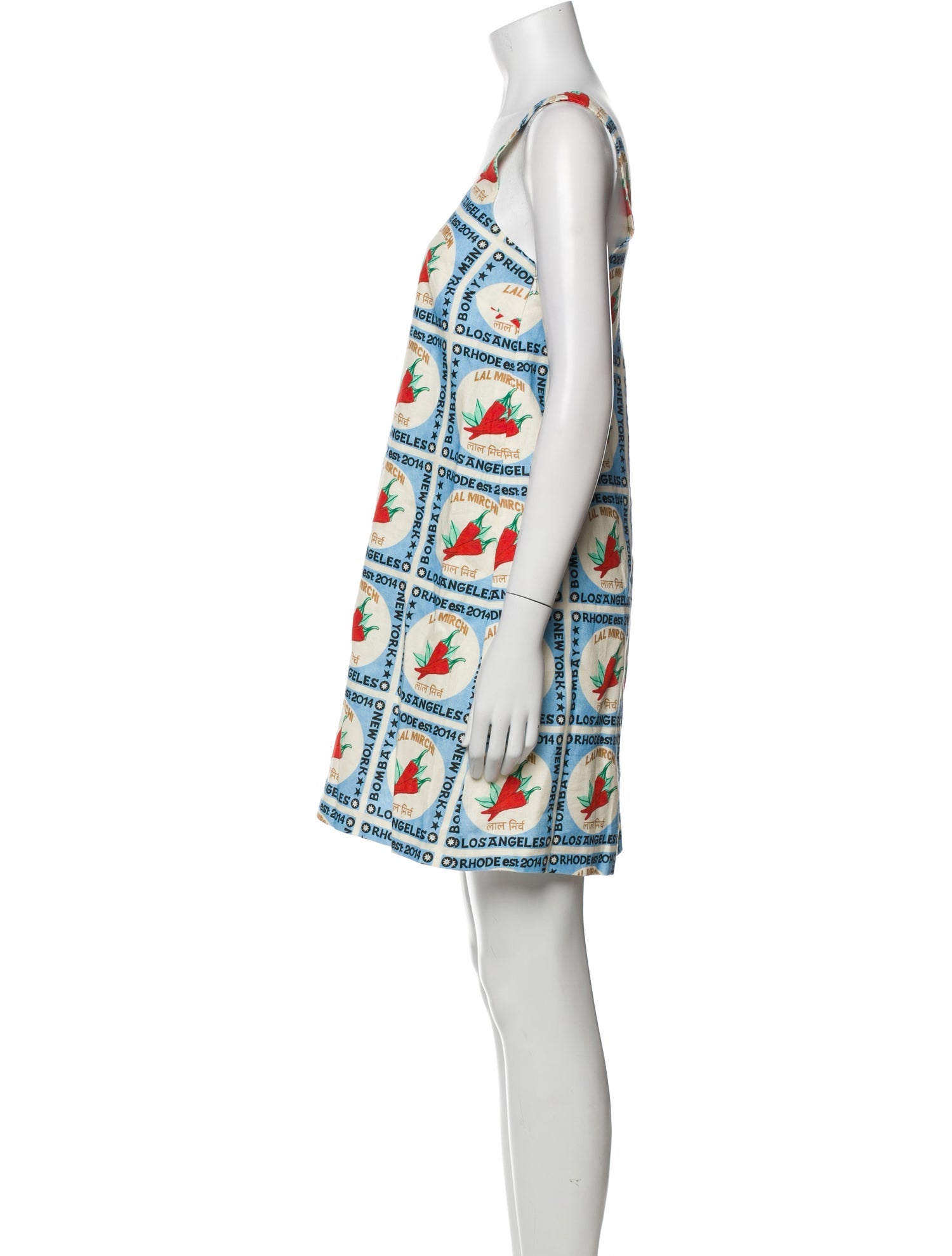 RHODE Linen Mini Dress