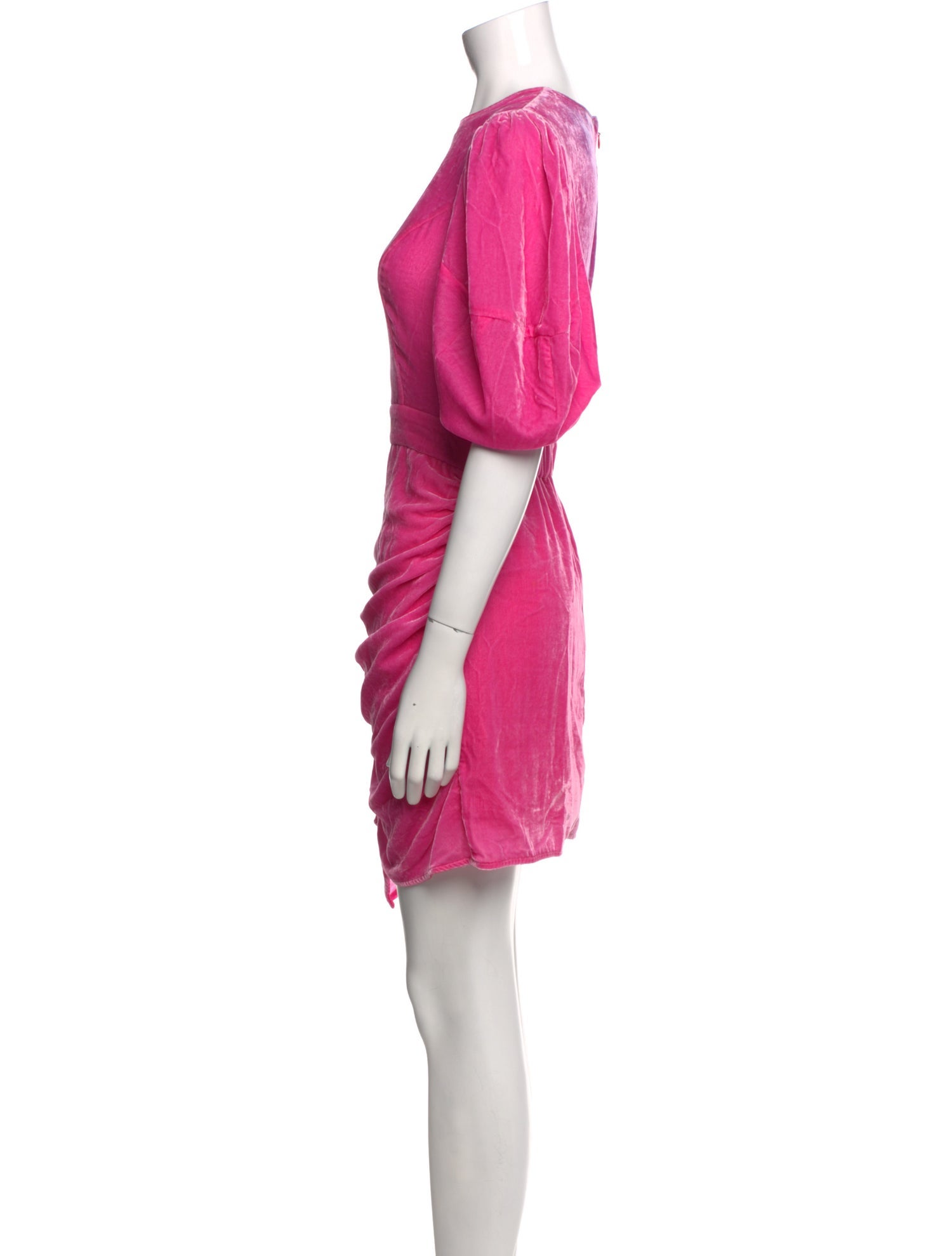 RHODE Bateau Neckline Mini Dress